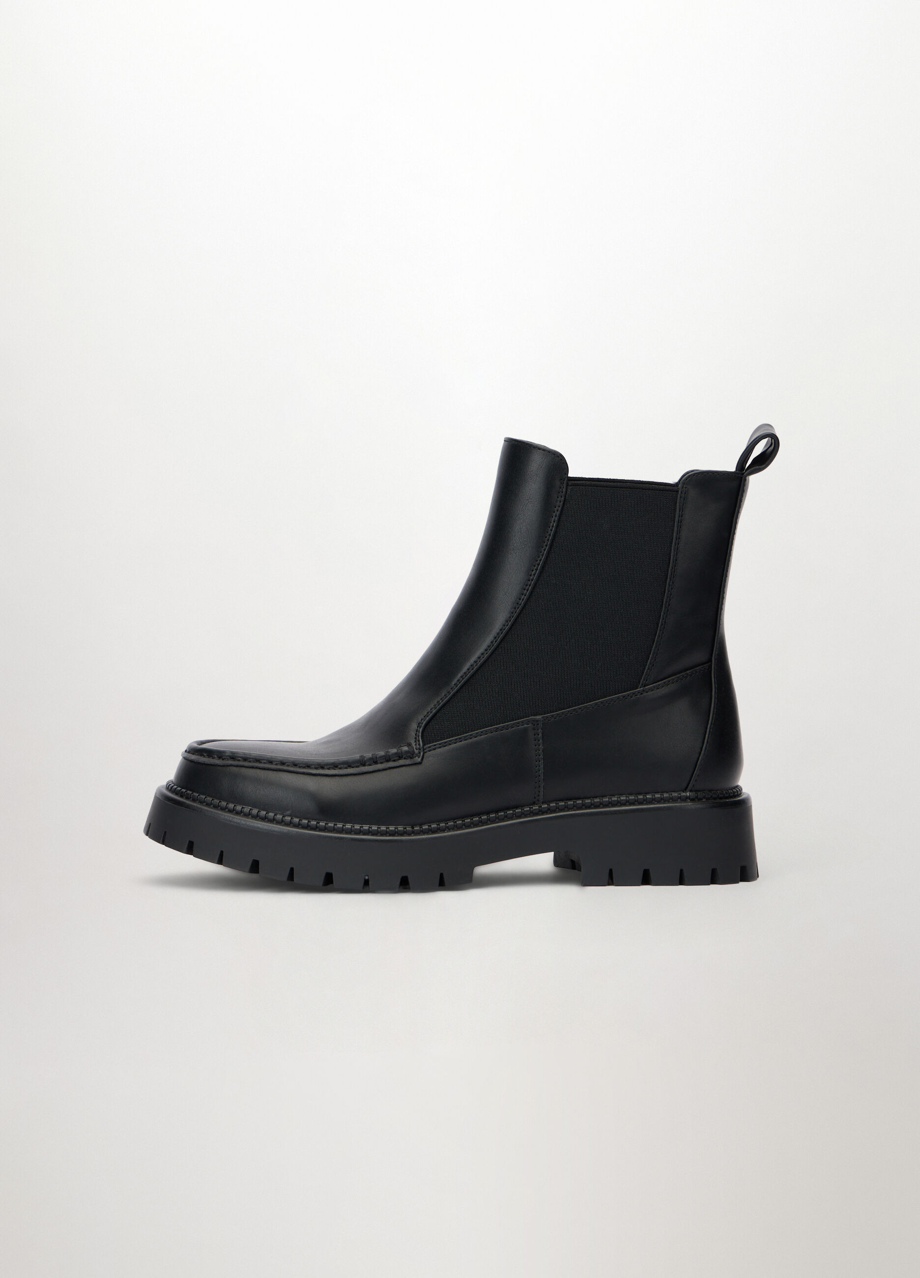 Stivaletto chelsea in ecopelle donna_0