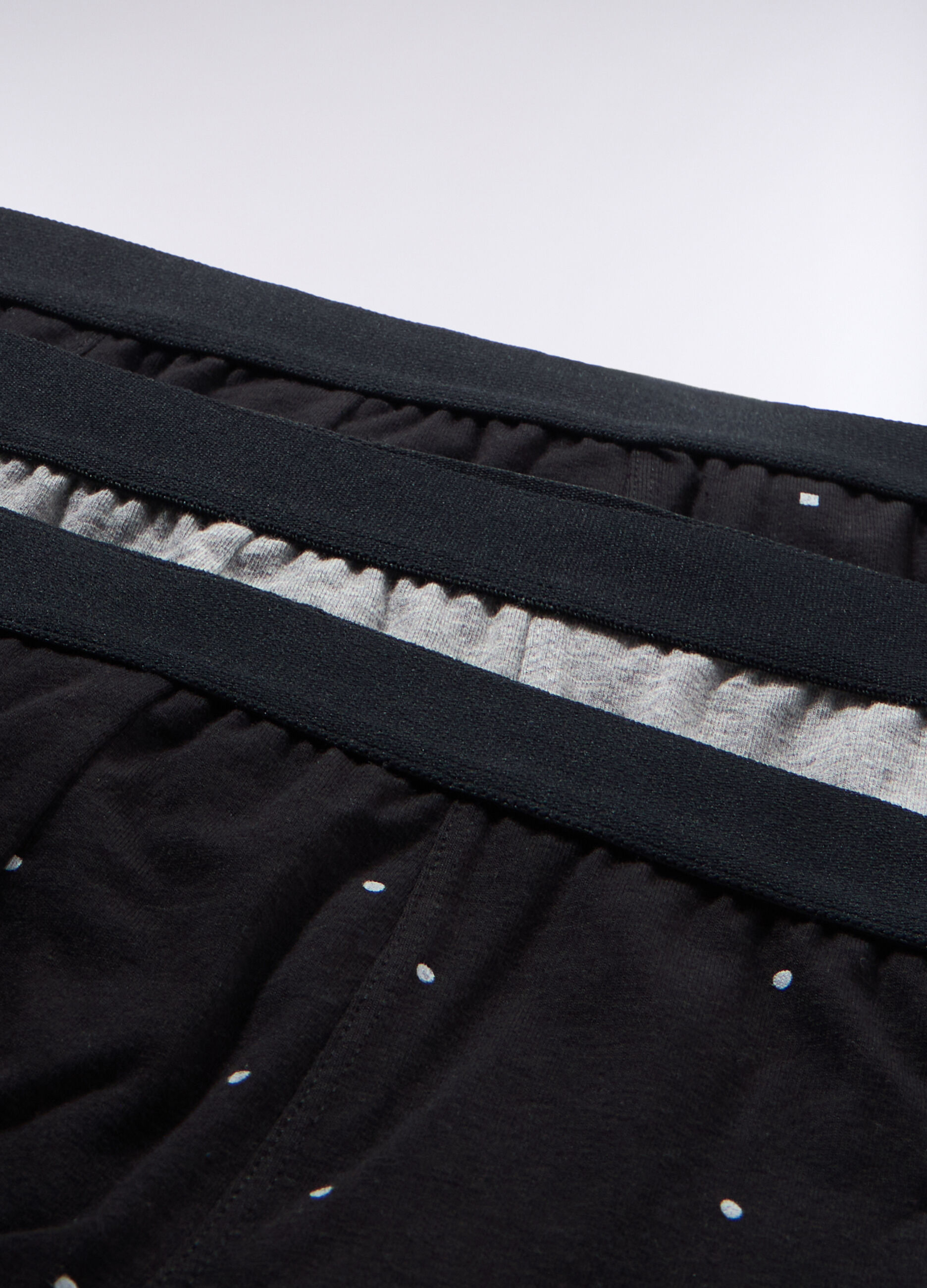 3 pack boxer in cotone stretch a pois uomo_2