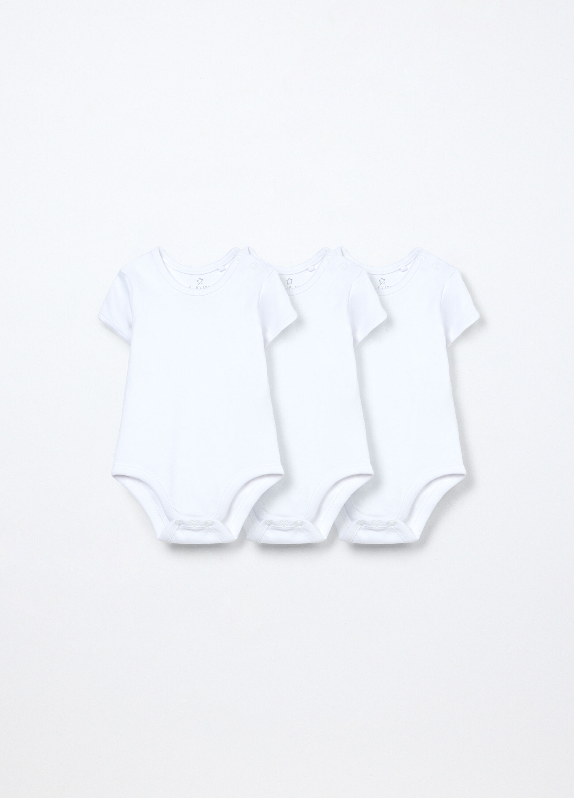 Pack 3 body in interlock di puro cotone_0