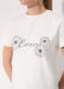 T-shirt in cotone stretch con ricami donna_3