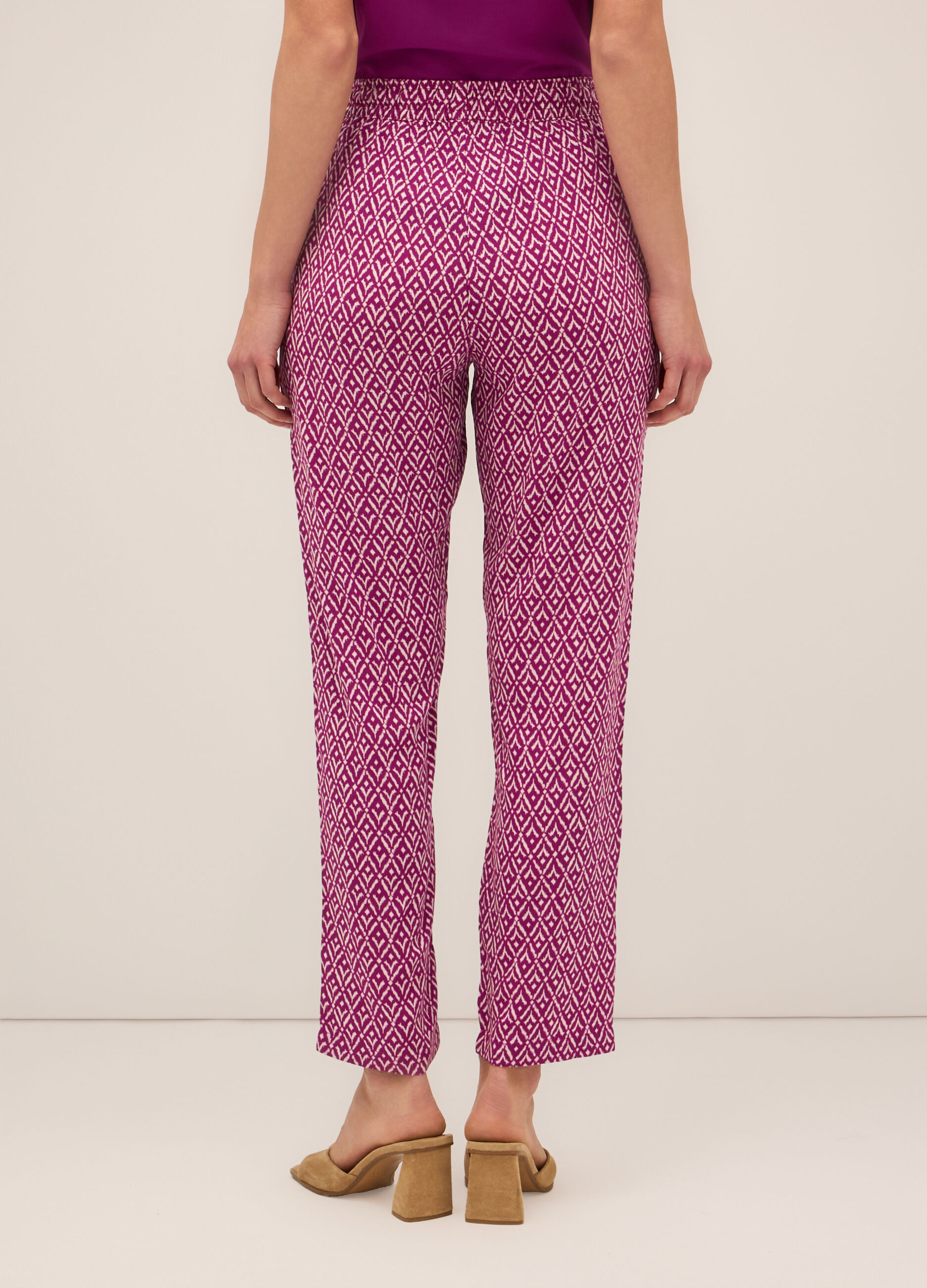 Pantaloni in pura viscosa donna_1