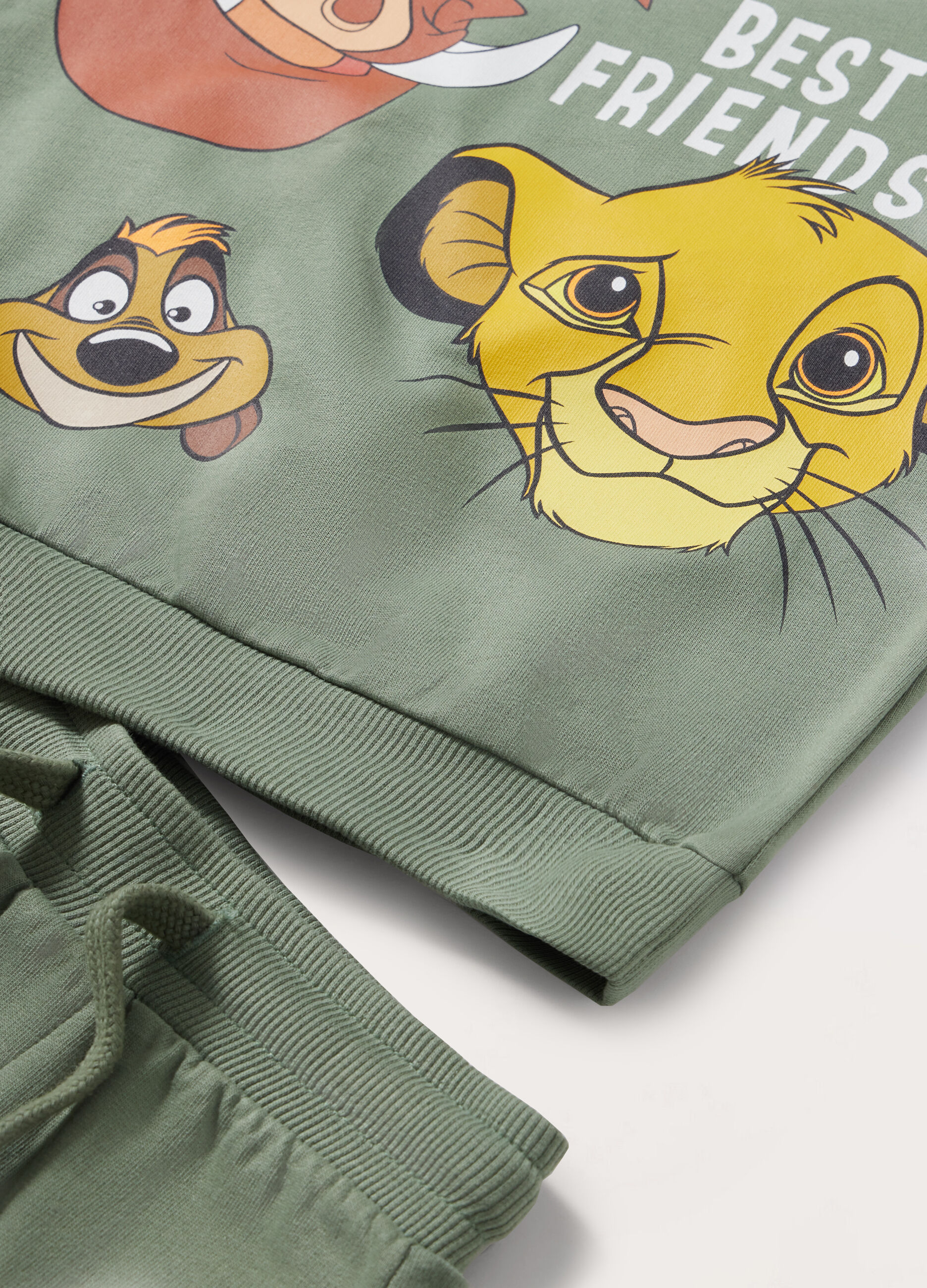 Jogging set Disney in felpa di puro cotone neonato_1