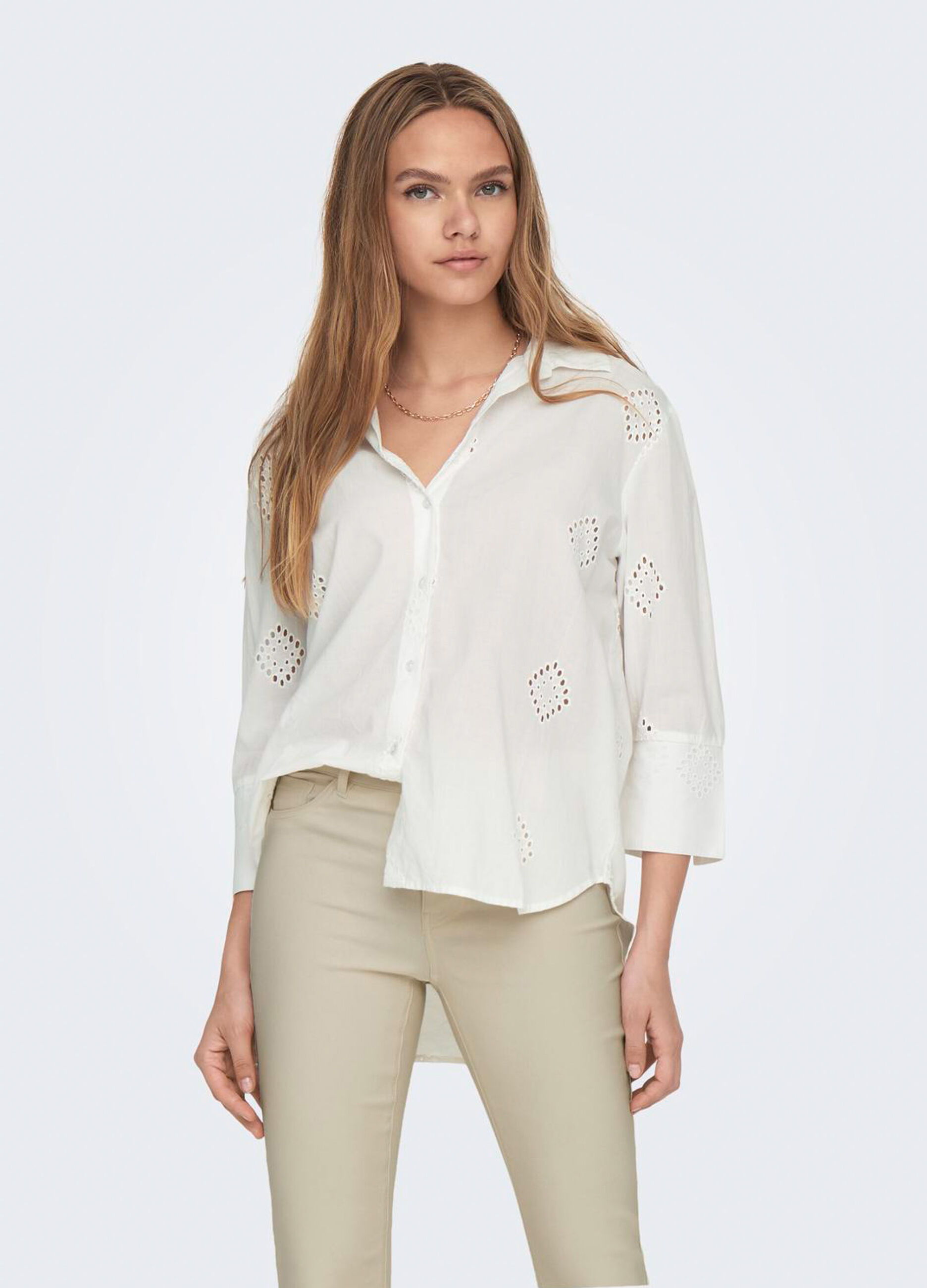 Camicia in puro cotone donna_2