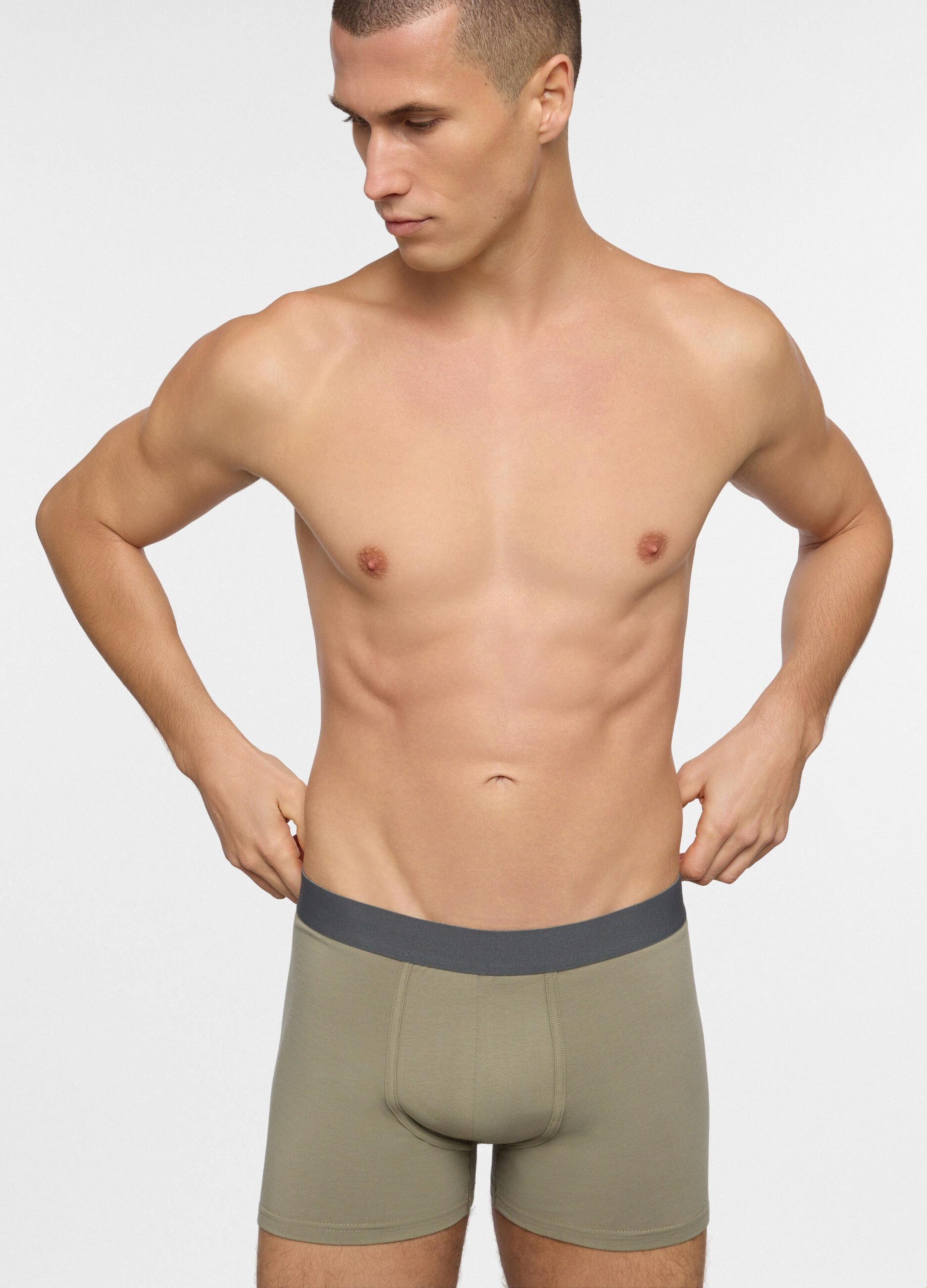 Boxer lunghi in jersey di cotone uomo_2