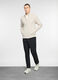 Felpa collo alto in cotone piquet uomo_3