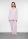 Set pigiama lungo in pile donna_0