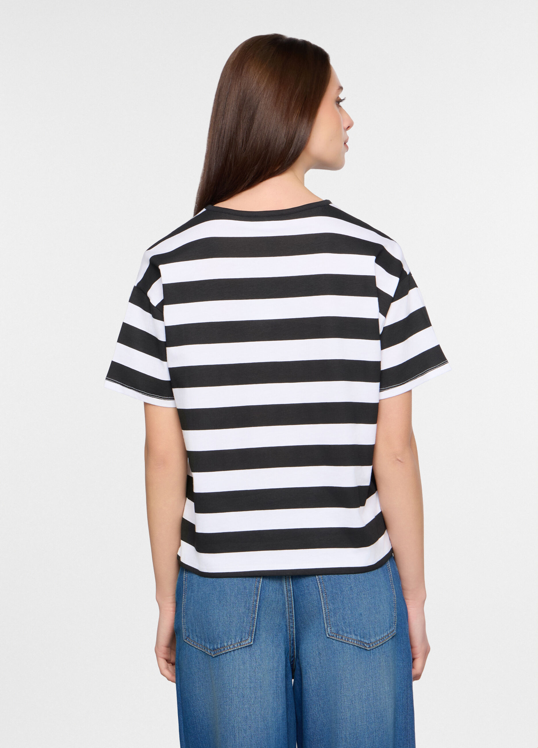 T-shirt girocollo donna_1