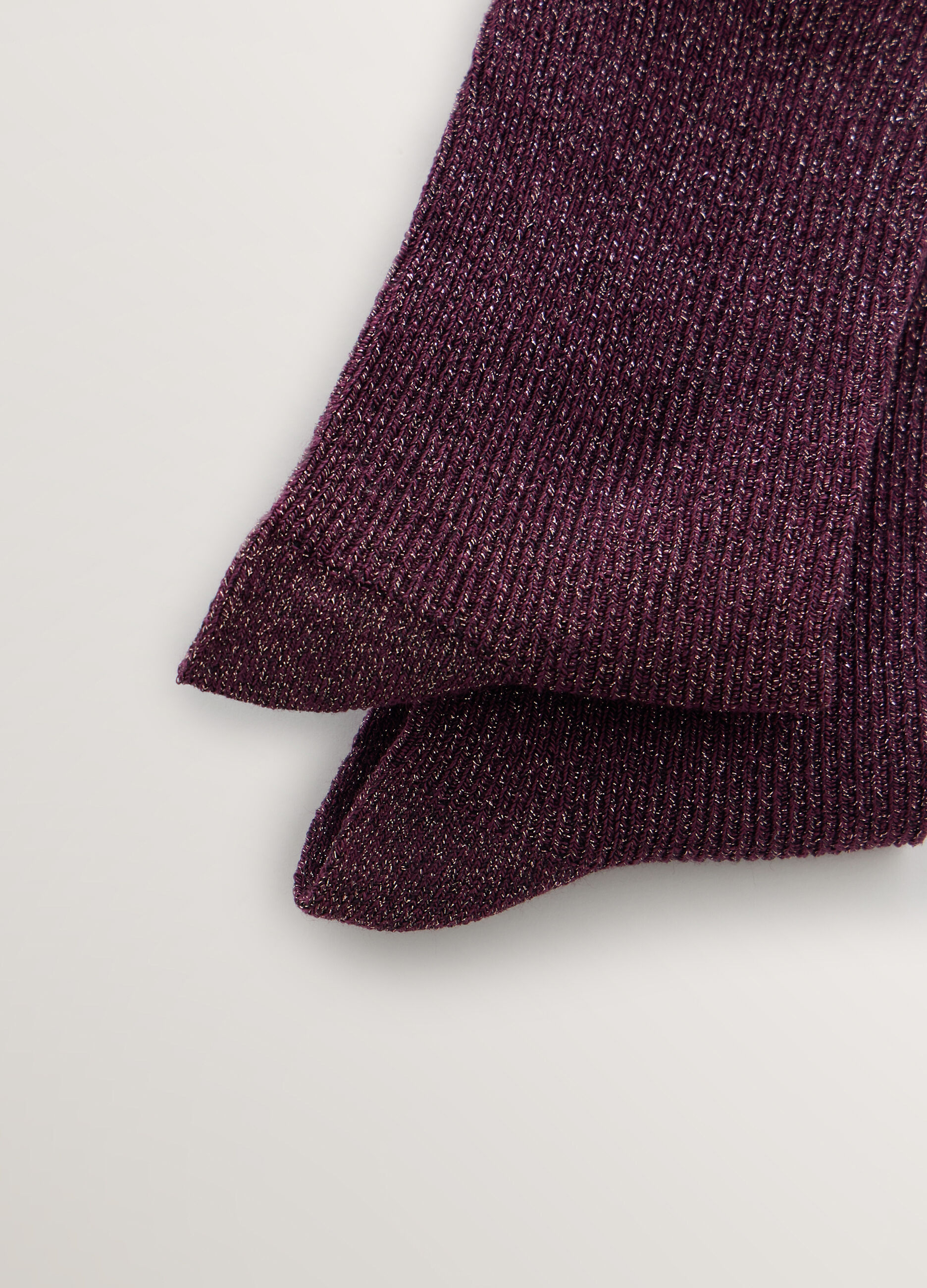 Calze midi in costina misto lyocell donna_1