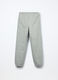 Jogger in french terry di puro cotone bambina_1