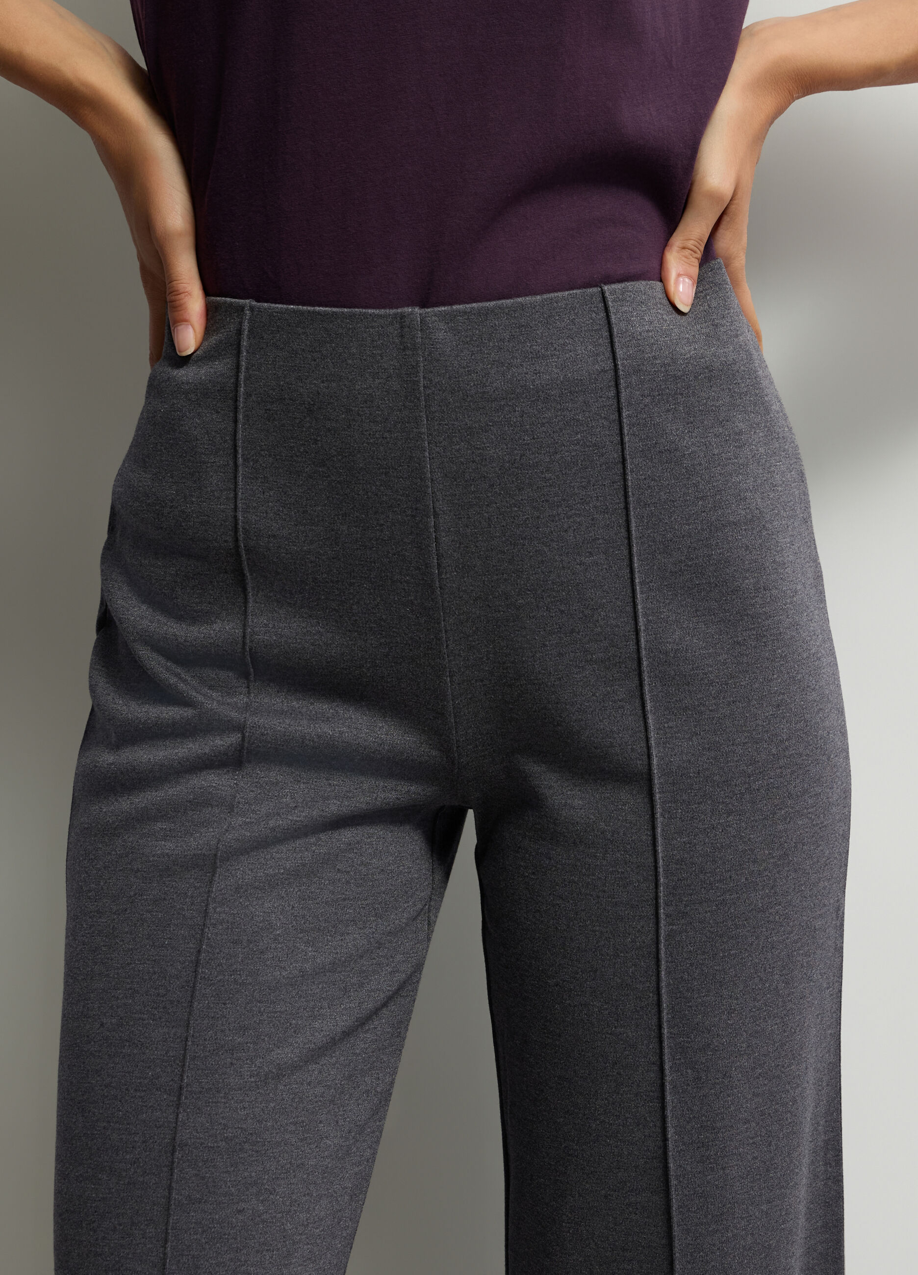 Pantaloni Fit Over in Punto Milano donna_3