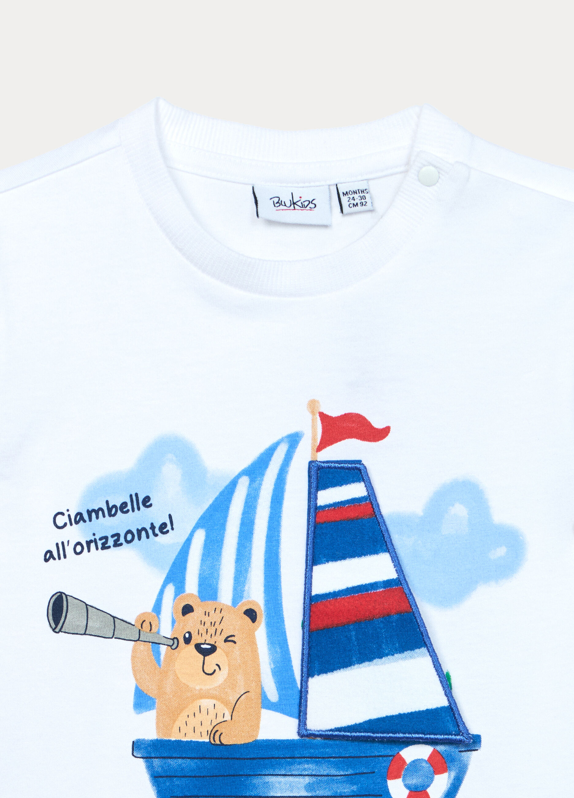 T-shirt in jersey di puro cotone bimbo_2