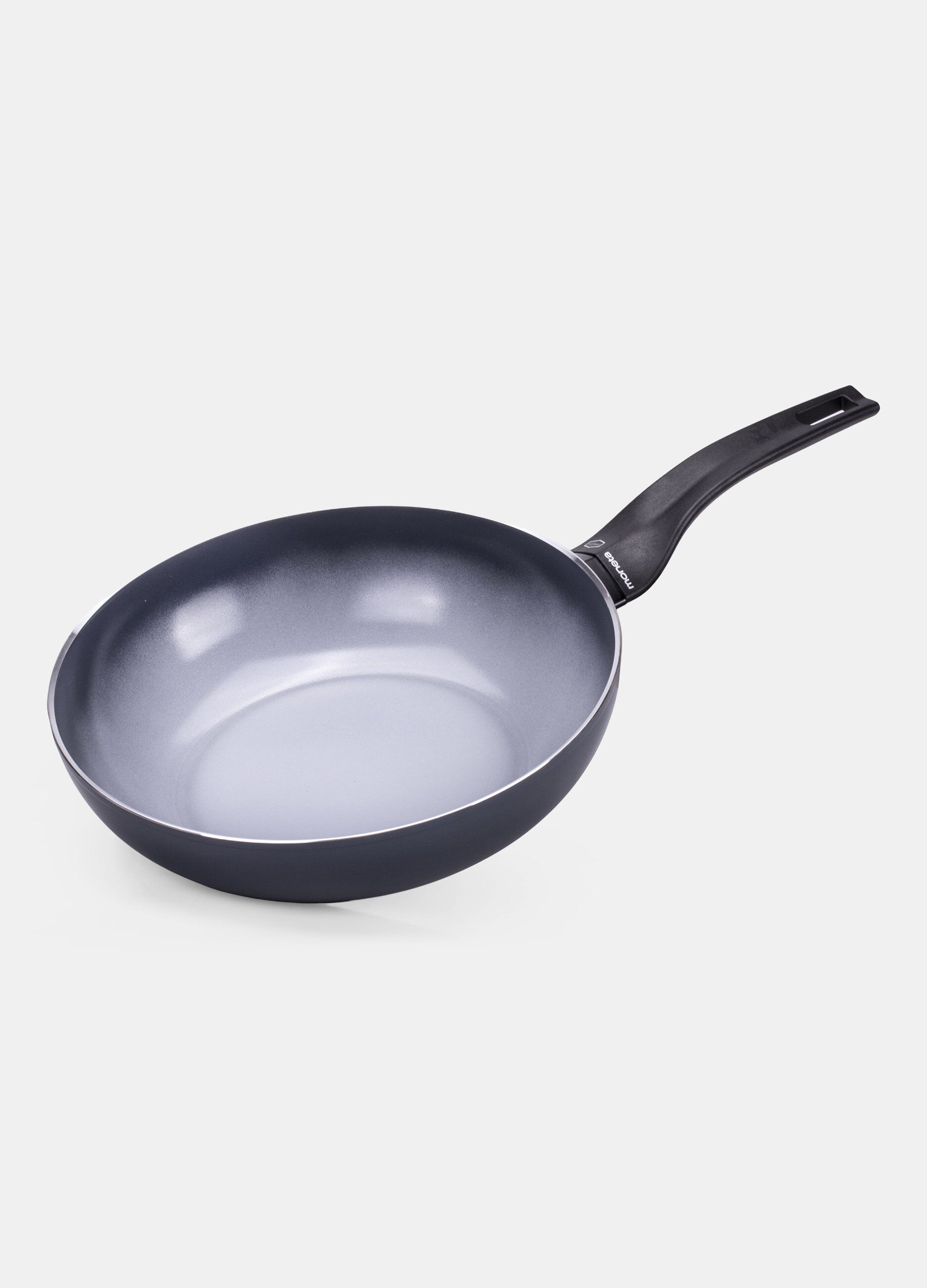 Wok Aria 1 manico 28 cm in alluminio 100% riciclato Made in Italy