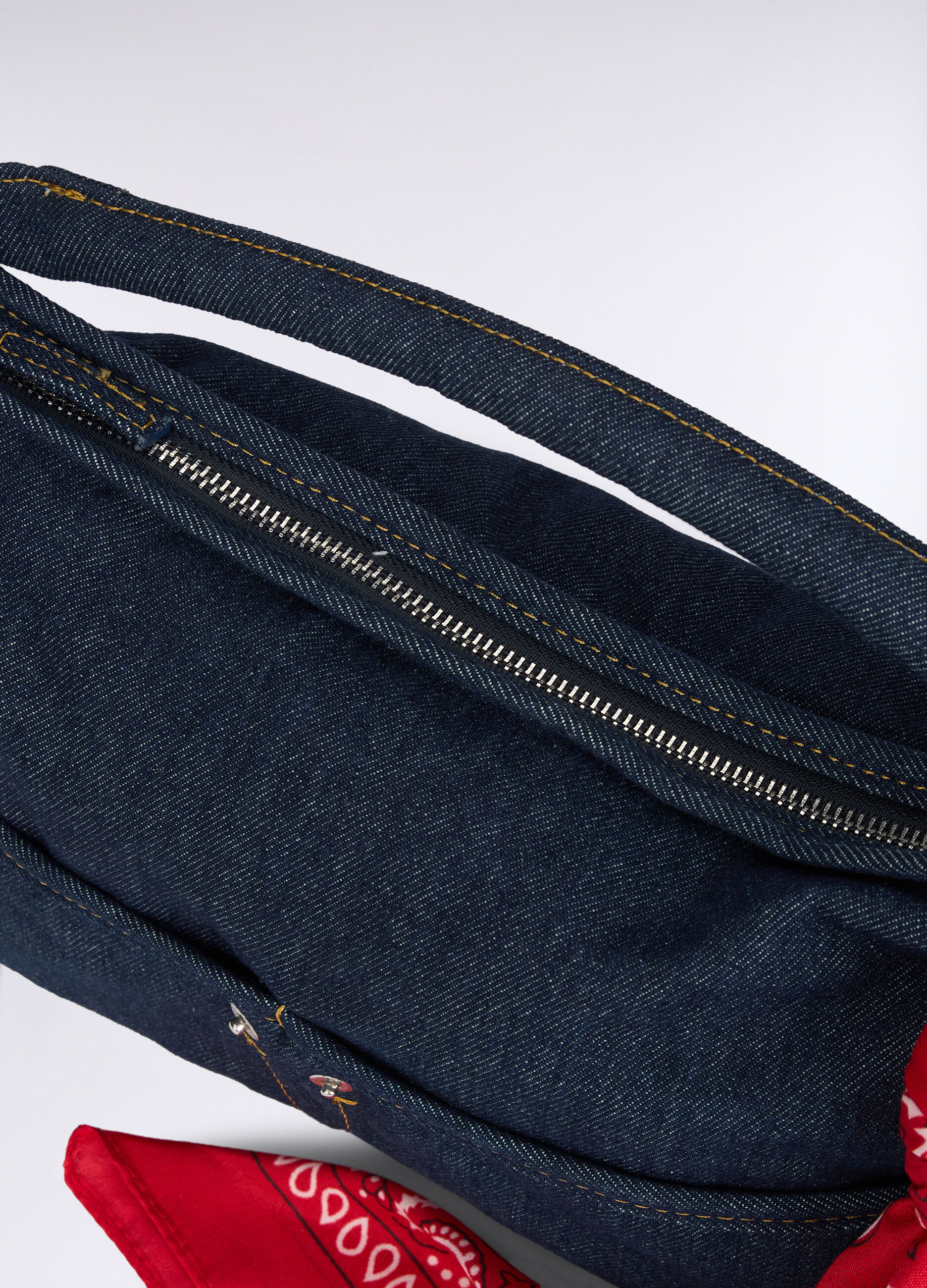 Borsa in denim misto cotone donna_2