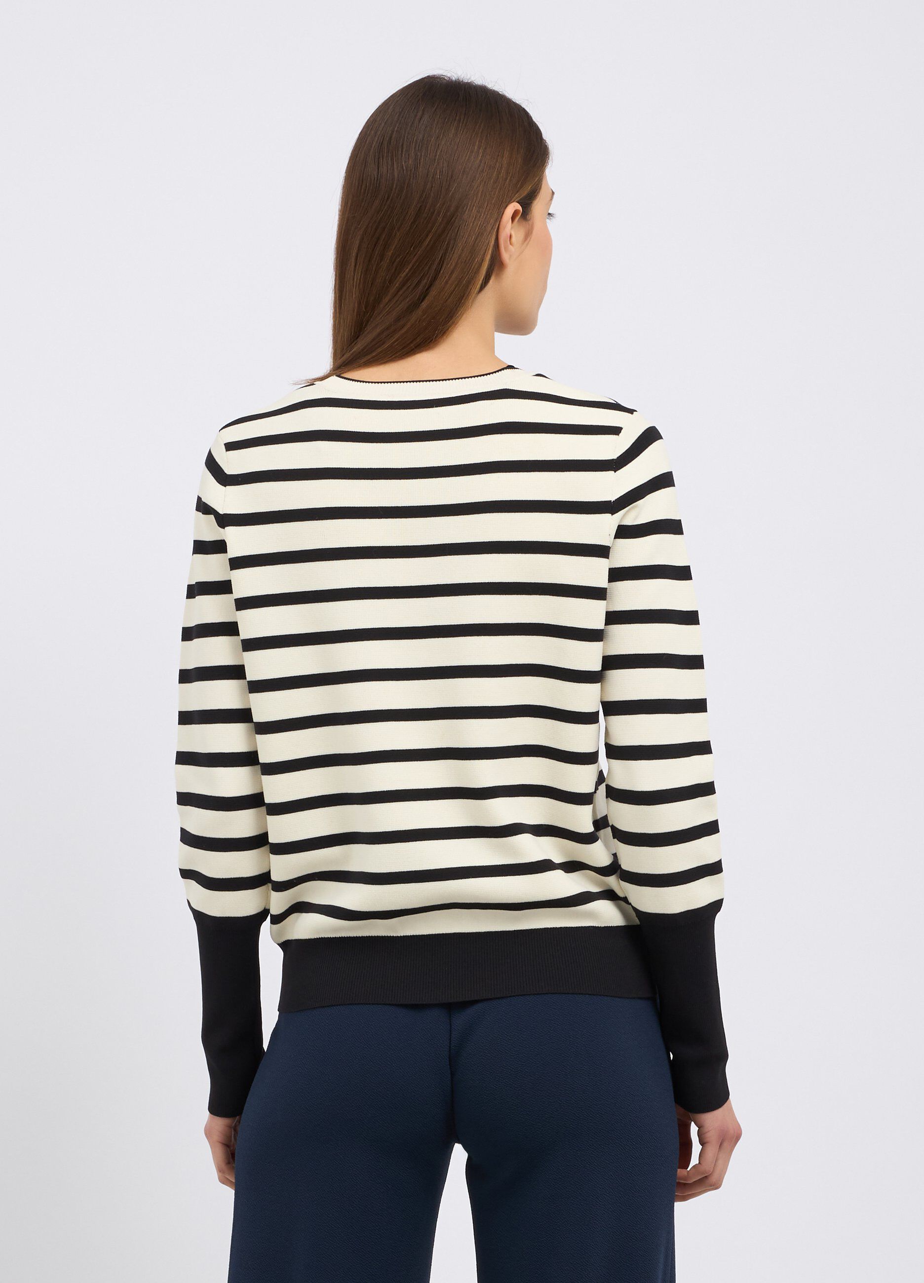 Pullover a righe donna_1