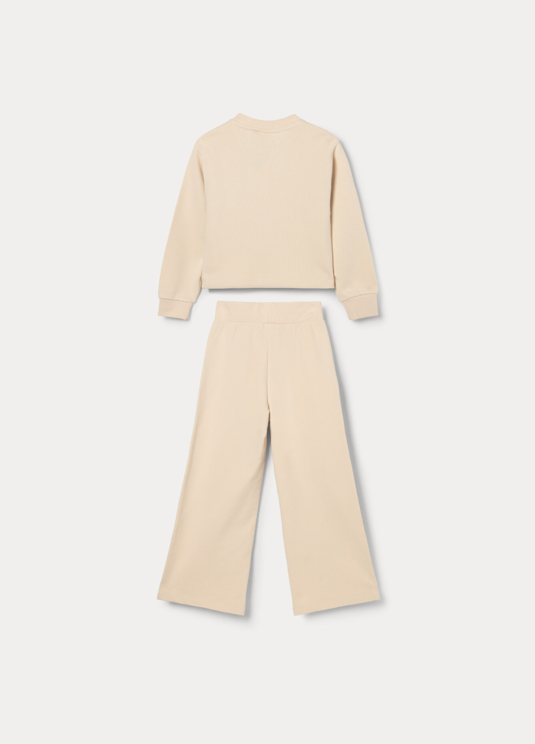 Jogging set Stitch in french terry bambina_1