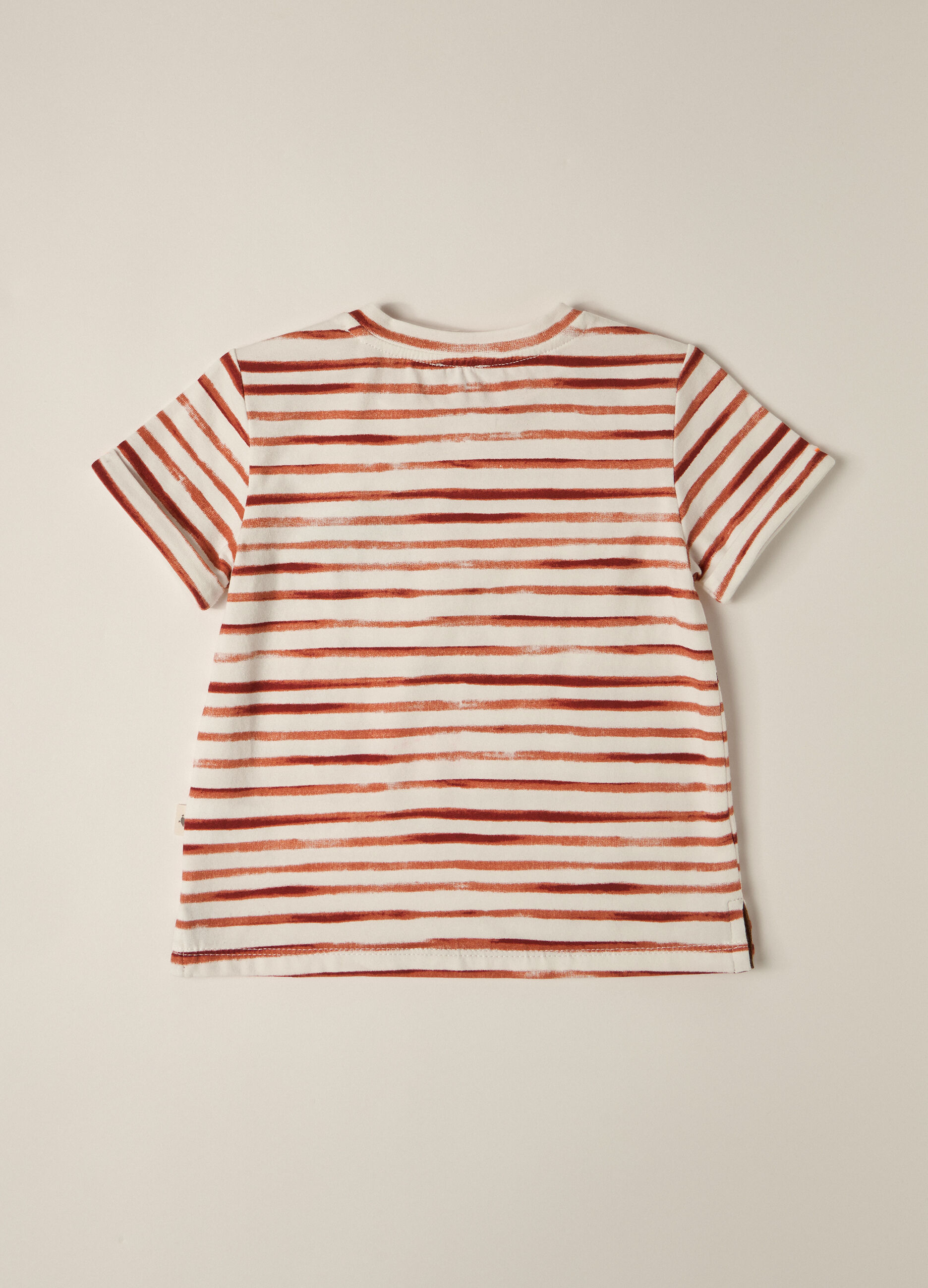 T-shirt in jersey di cotone stretch IANA neonato_3