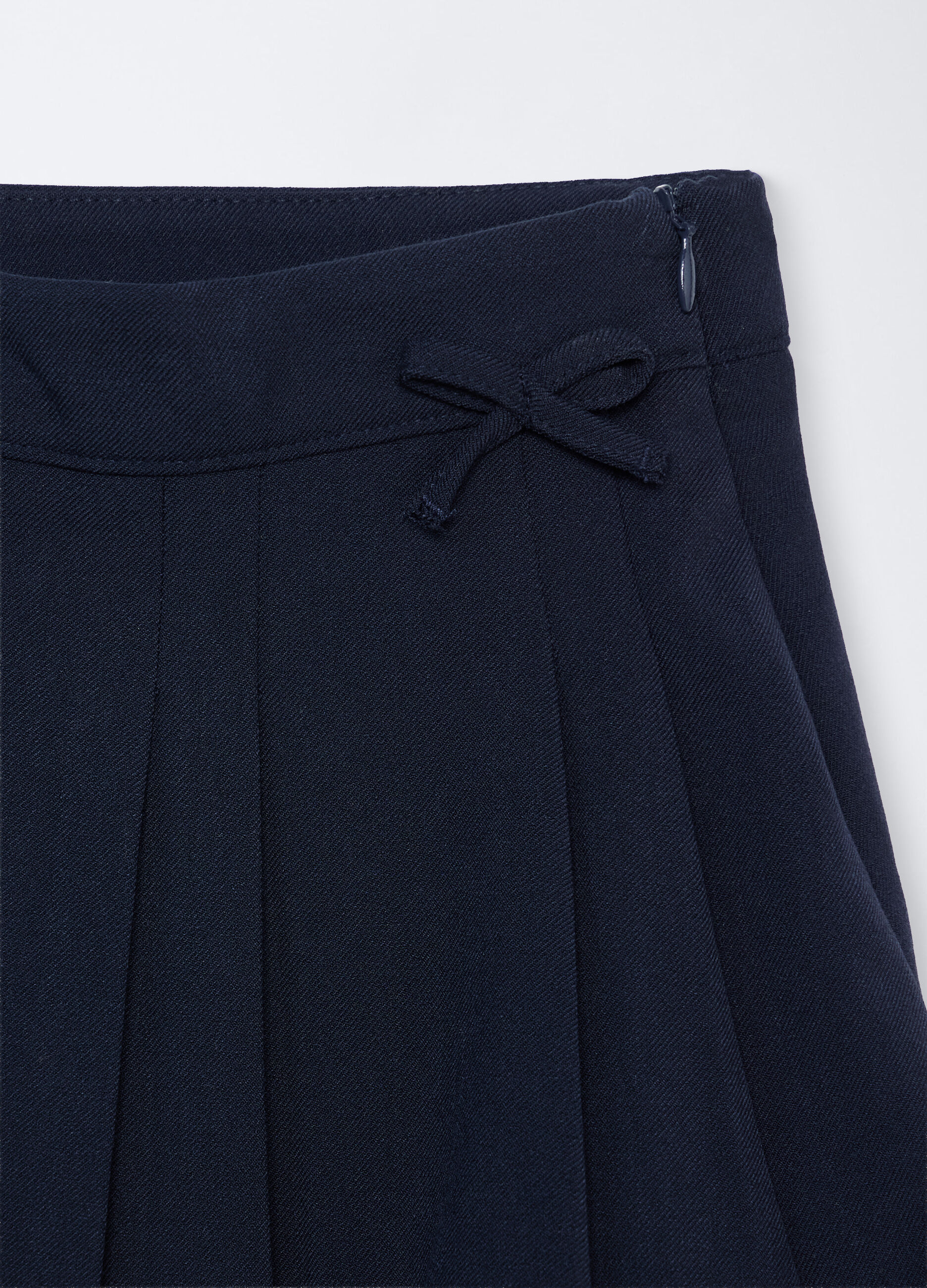 Gonna corta misto viscosa stretch bambina_2