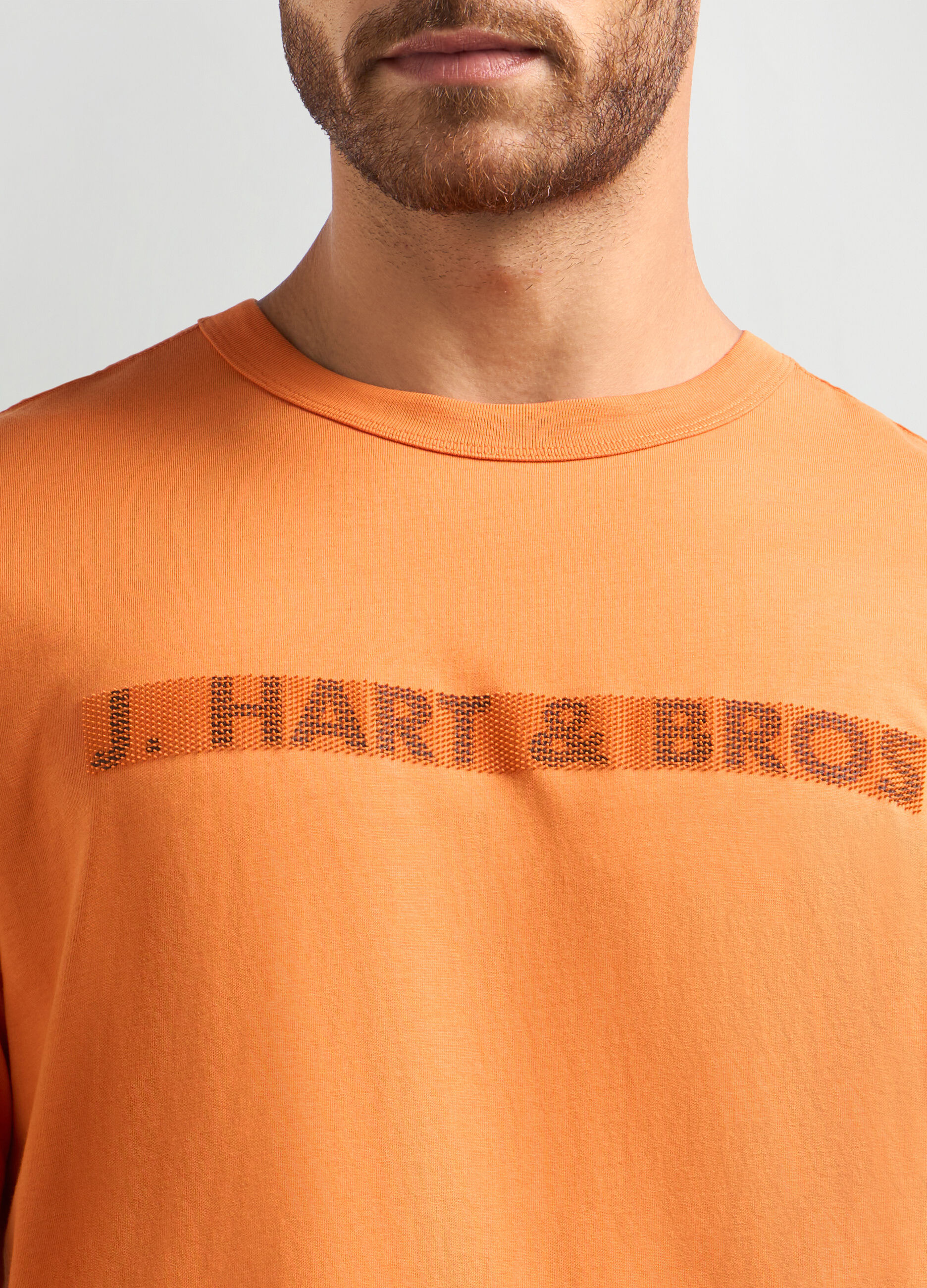 T-shirt con stampa in puro cotone uomo_2