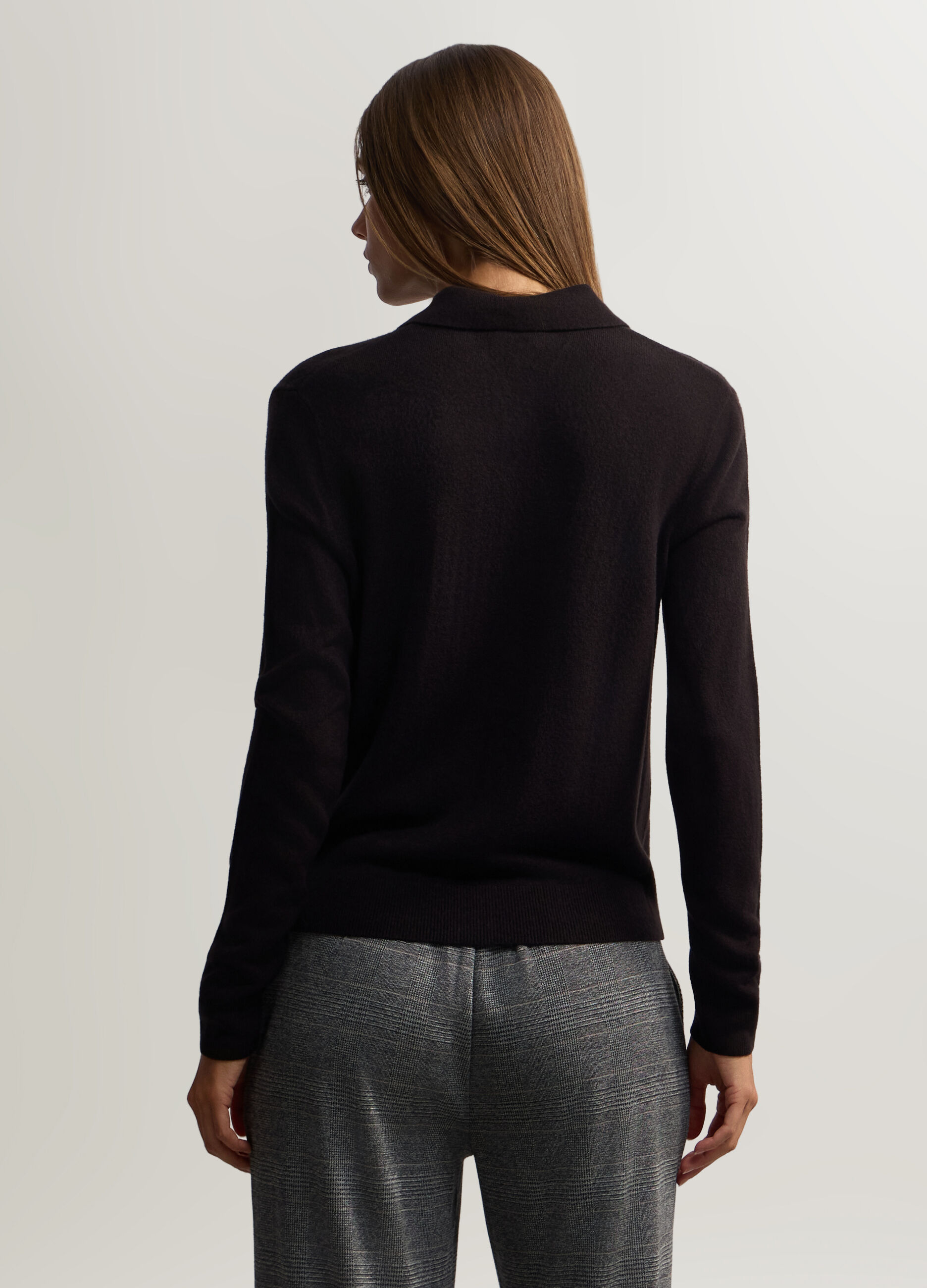 Cardigan con colletto alla francese donna_1