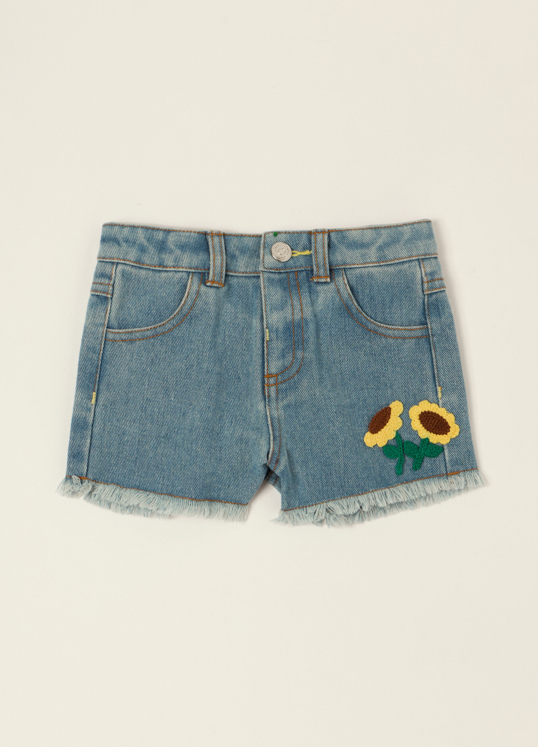 Shorts in viscosa misto cotone IANA_0