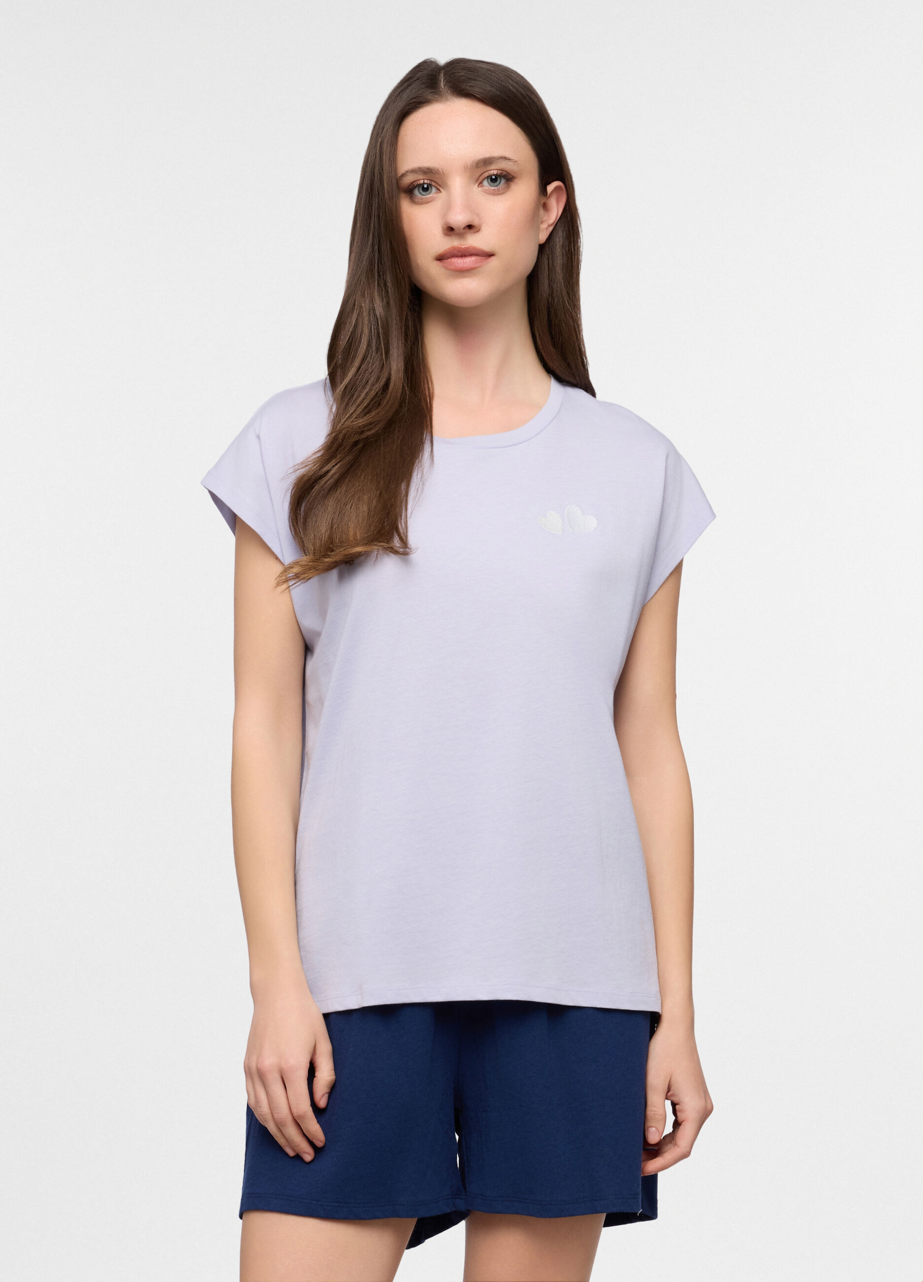 Top pigiama corto donna_0