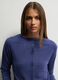 Cardigan girocollo in maglia rasata donna_2