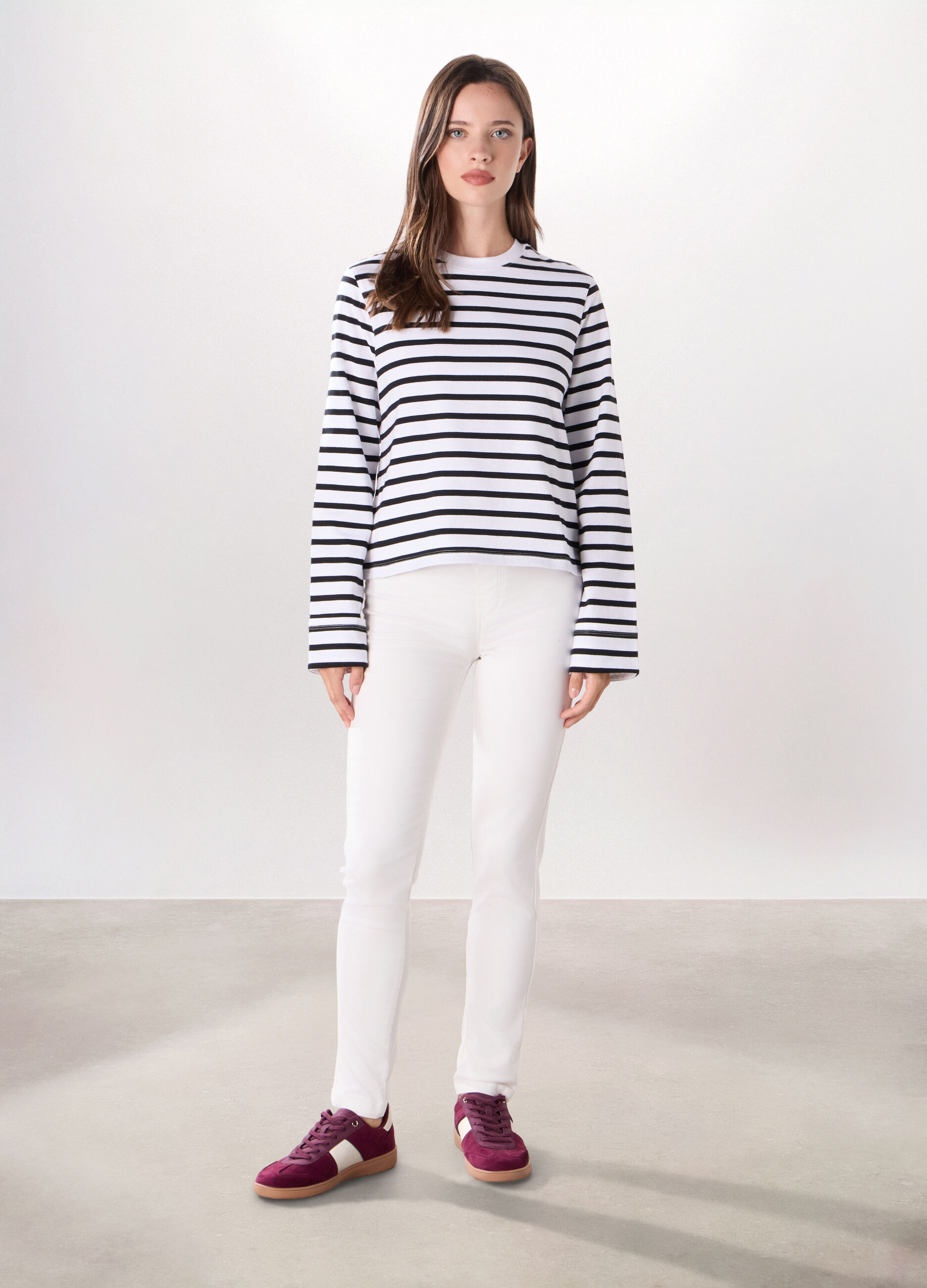 Treggings in misto cotone stretch donna_0