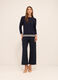 Pantaloni palazzo in punto milano donna_0