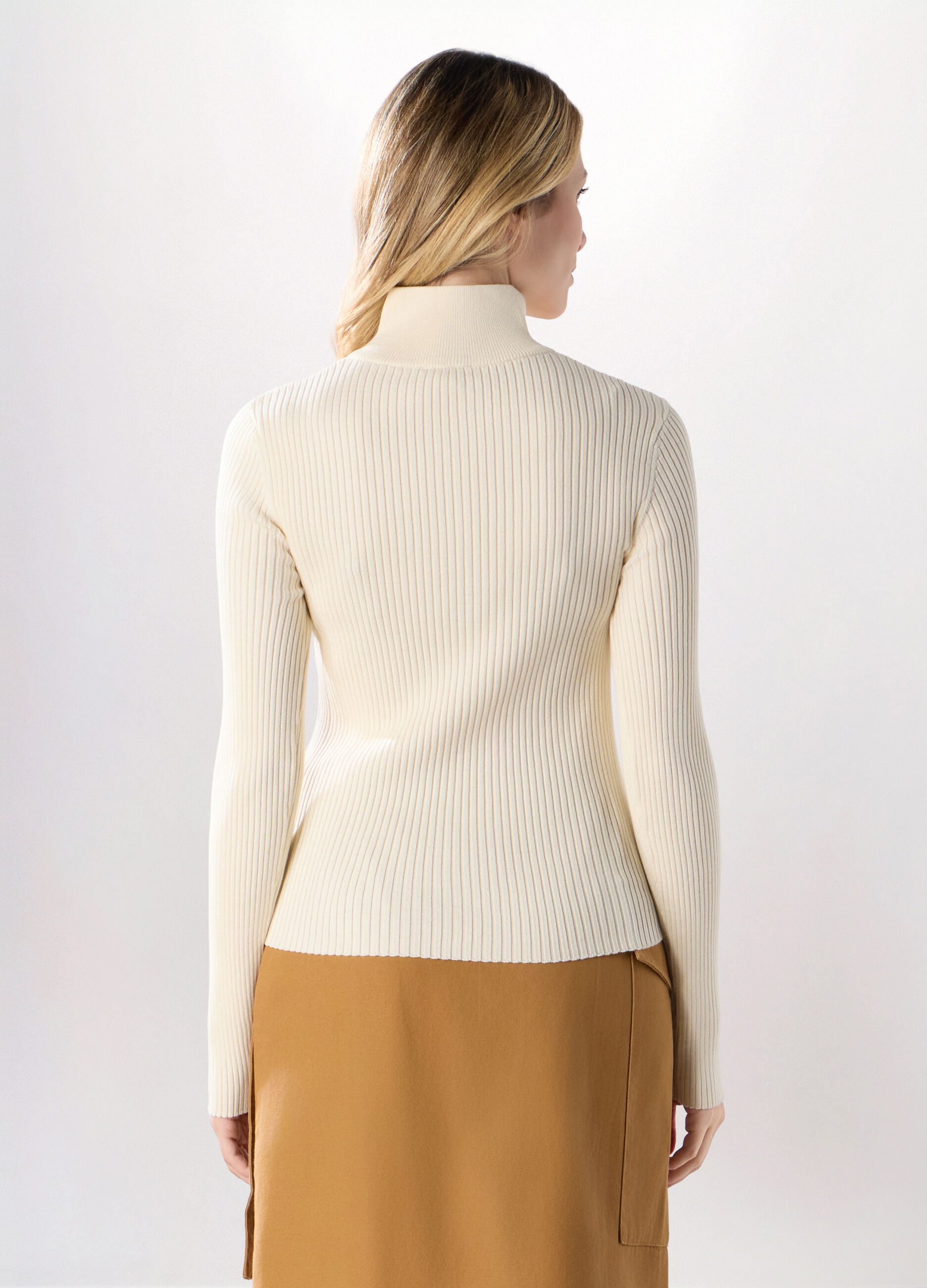 Tricot in costina misto viscosa donna_1