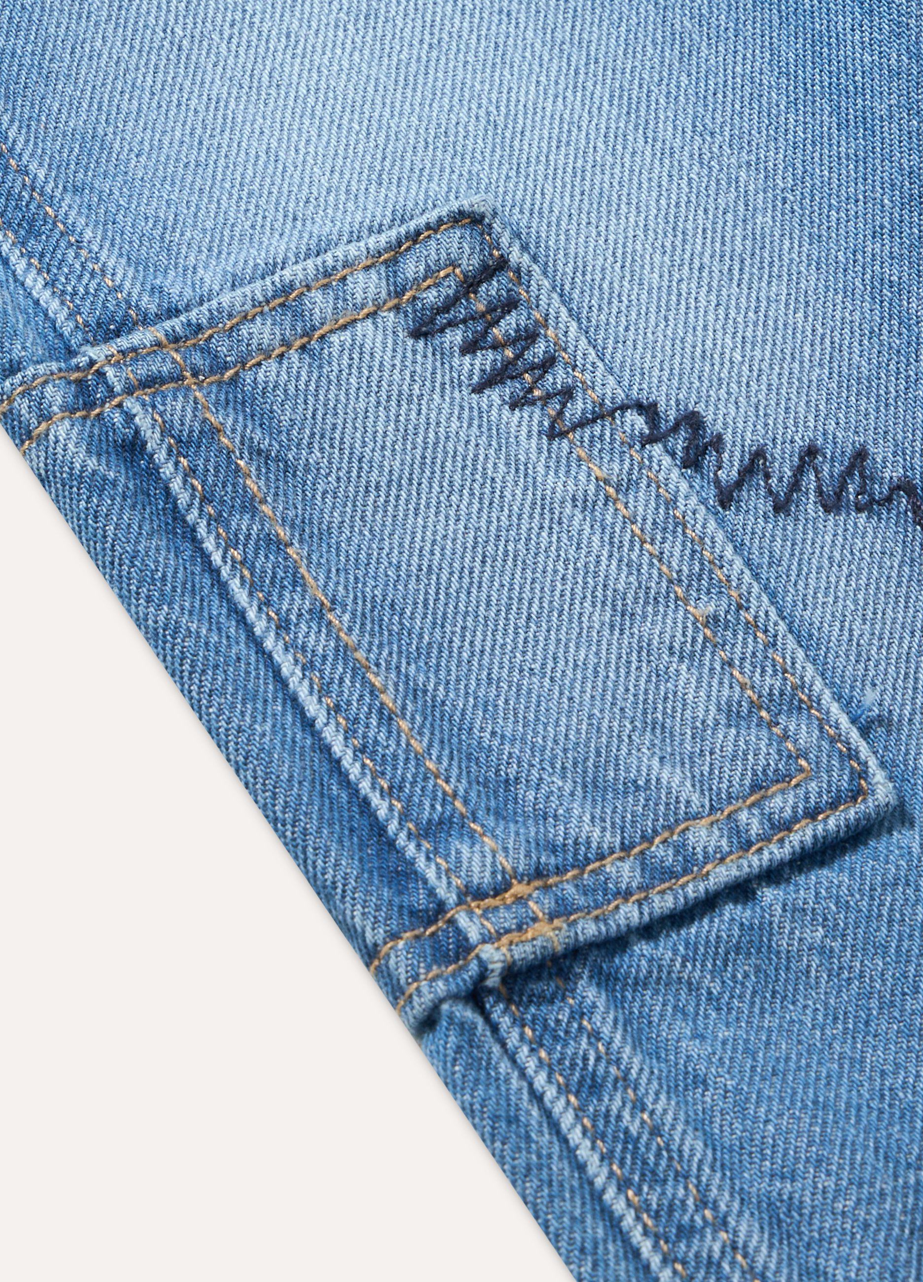 Salopette in denim neonato_1