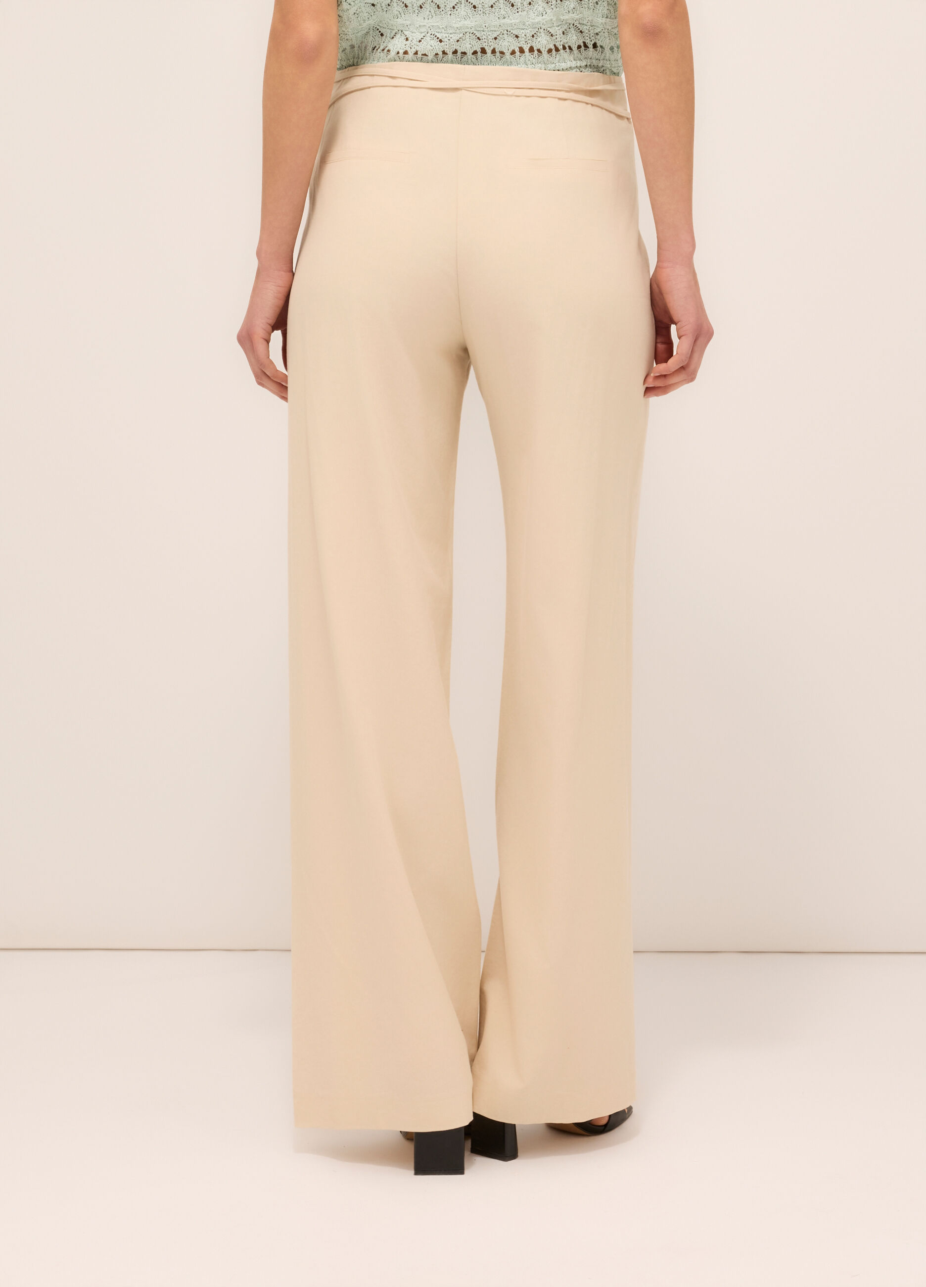 Pantaloni misto viscosa donna_1