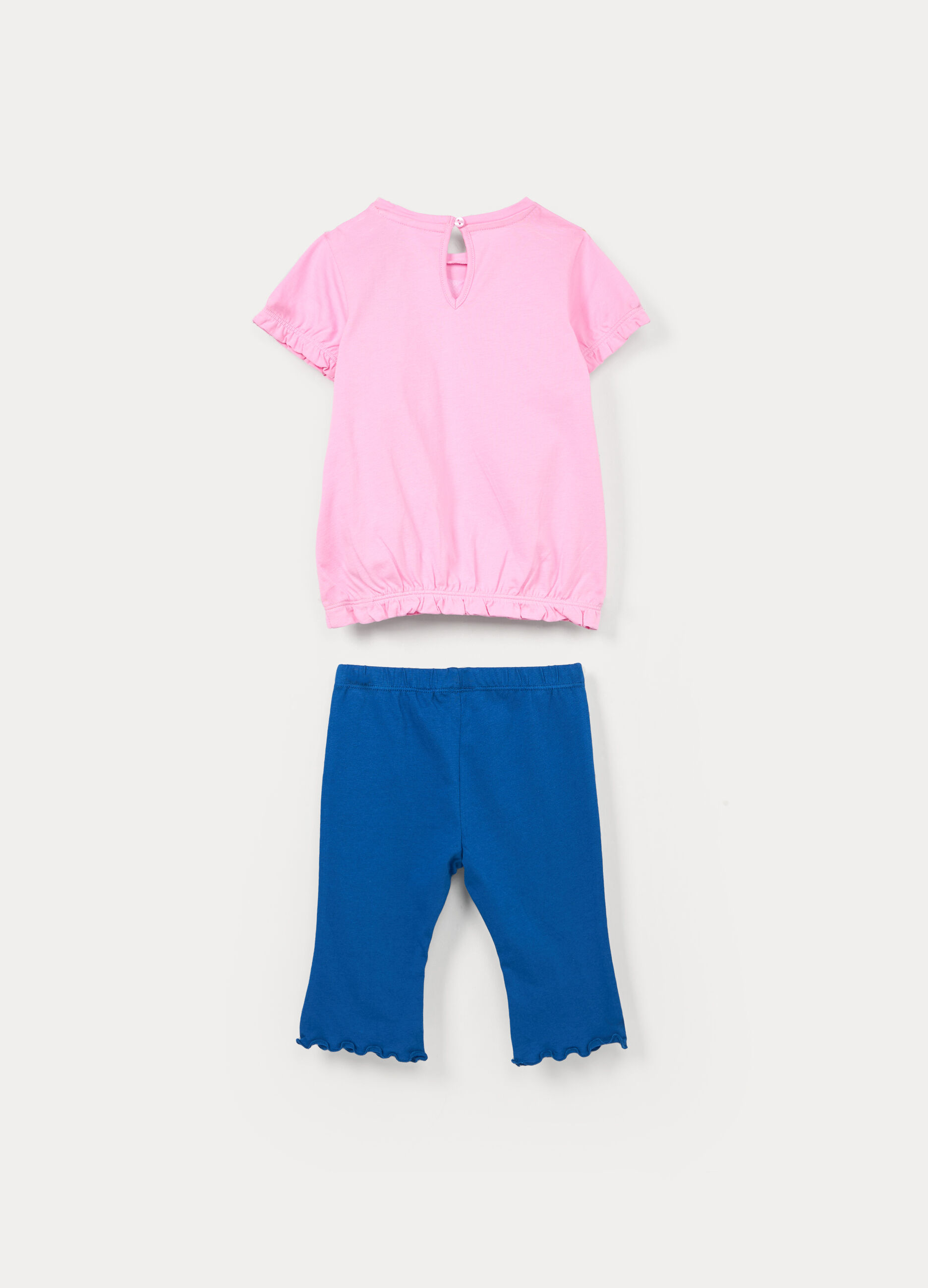 Jogging set in jersey di puro cotone bimba_1