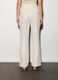 Pantaloni straight fit misto lino donna_2