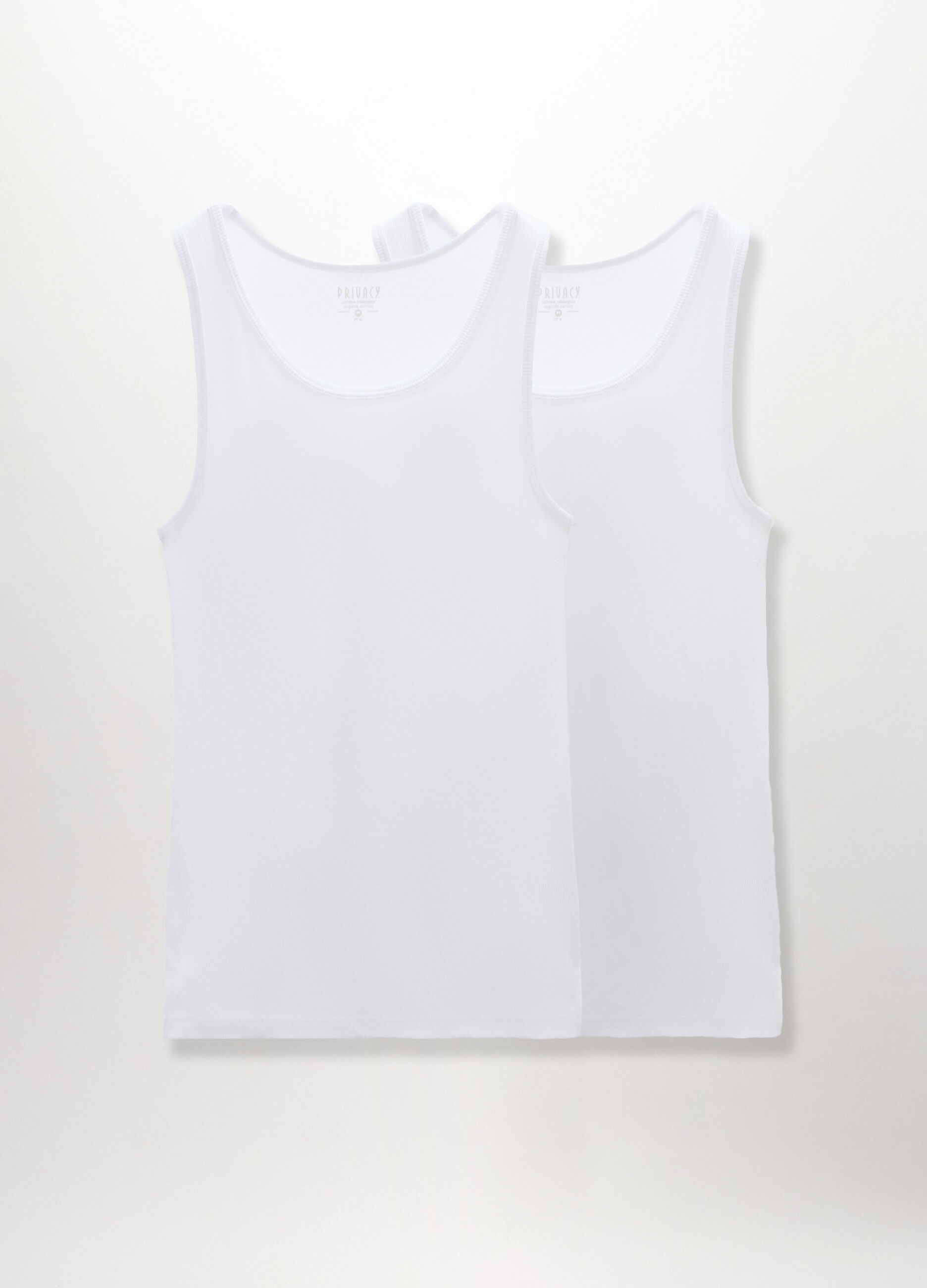 2 pack canotte in cotone a costine uomo_0