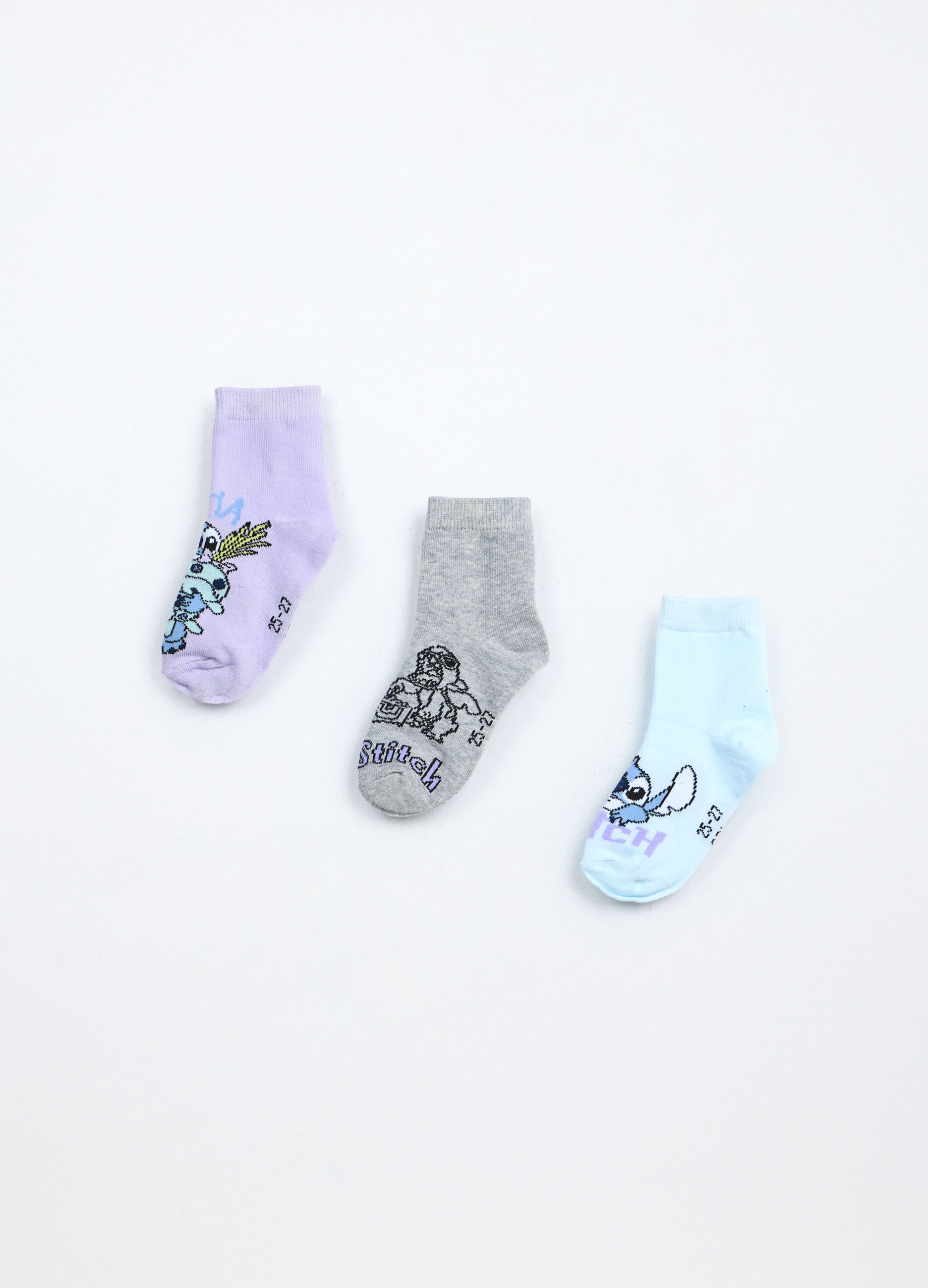Pack 3 calze corte misto cotone bambina_1