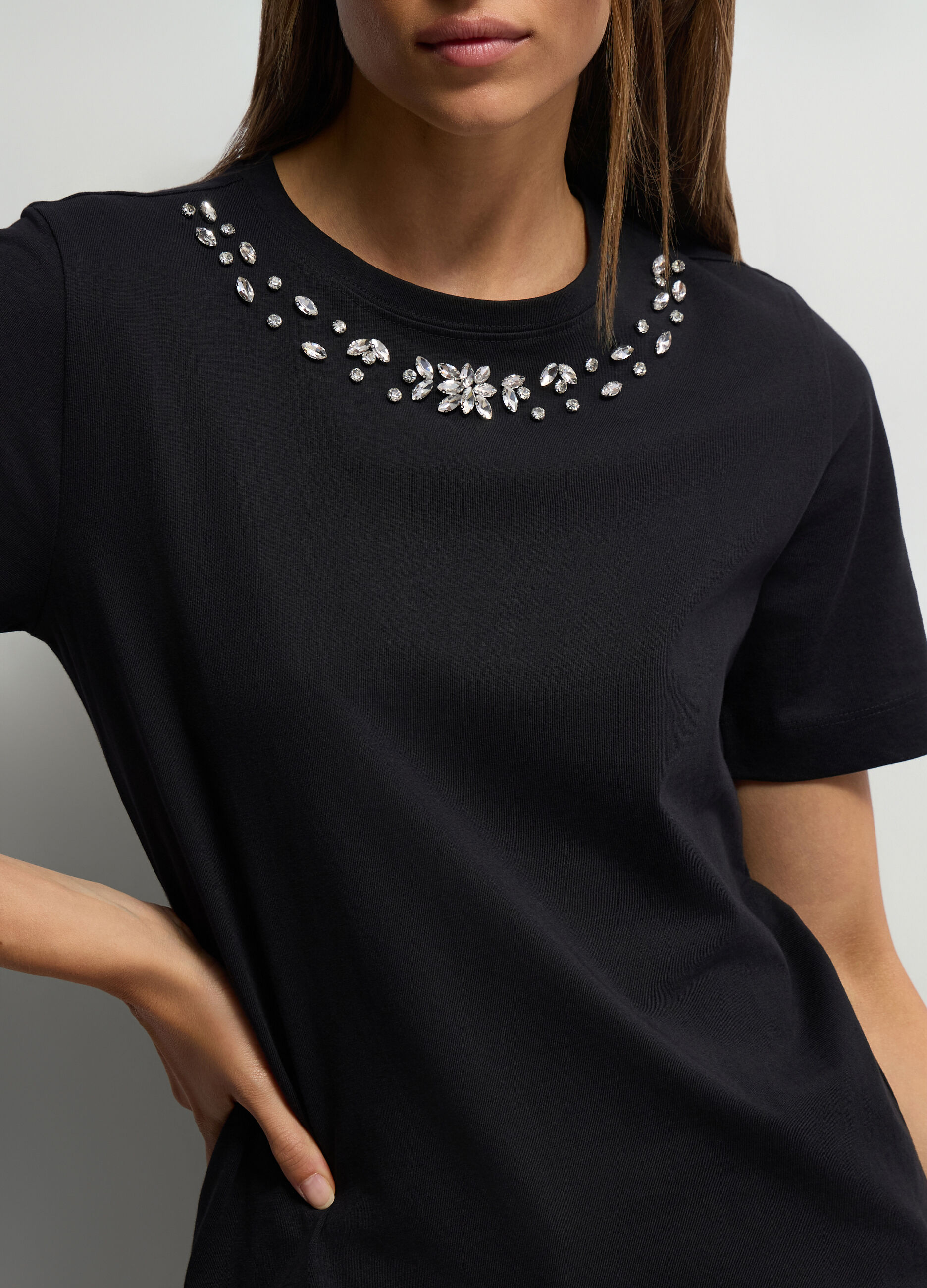 T-shirt girocollo donna_2