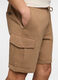 Pantaloncini cargo in felpa di cotone uomo_2