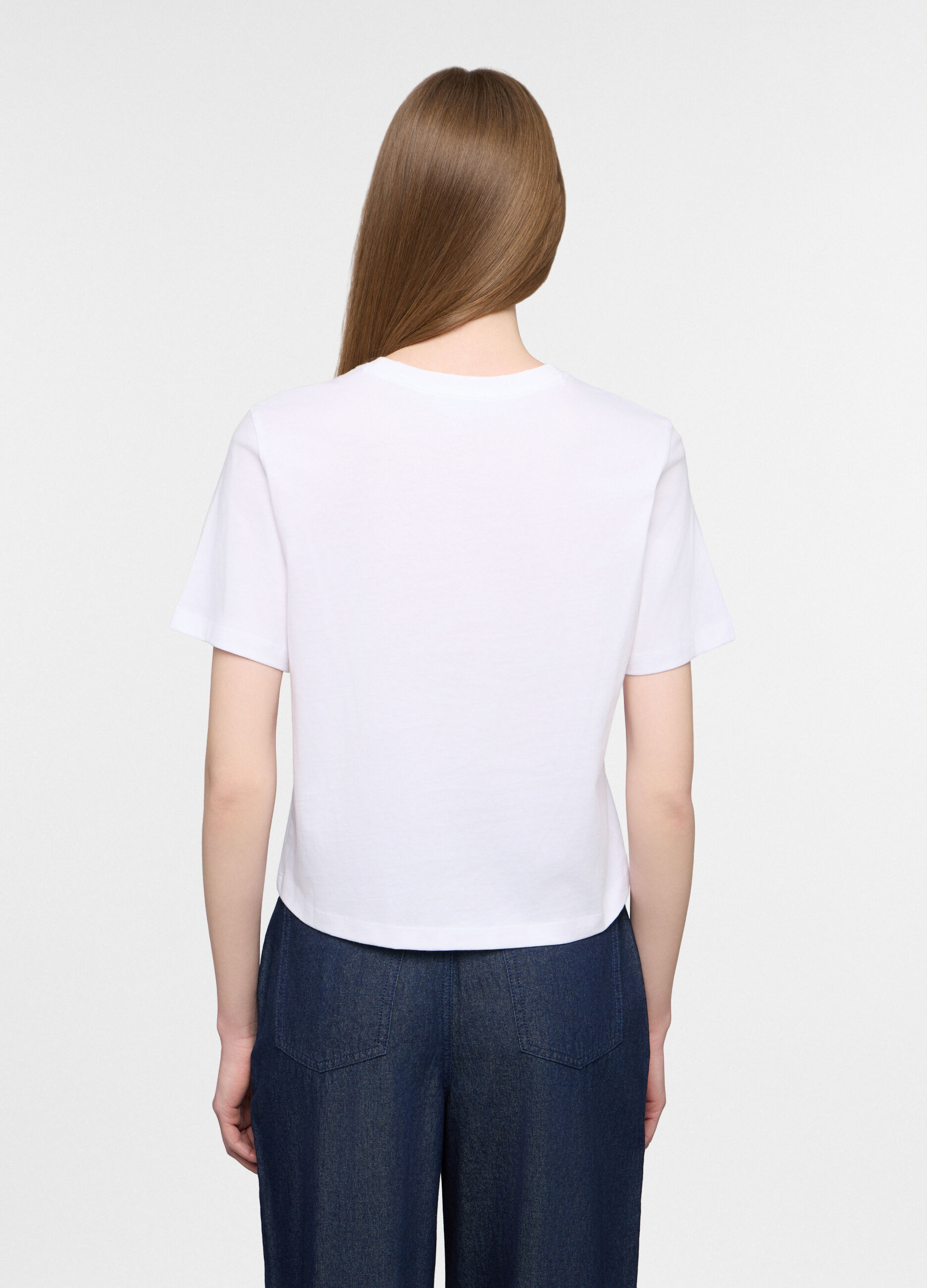 T-shirt girocollo donna_1