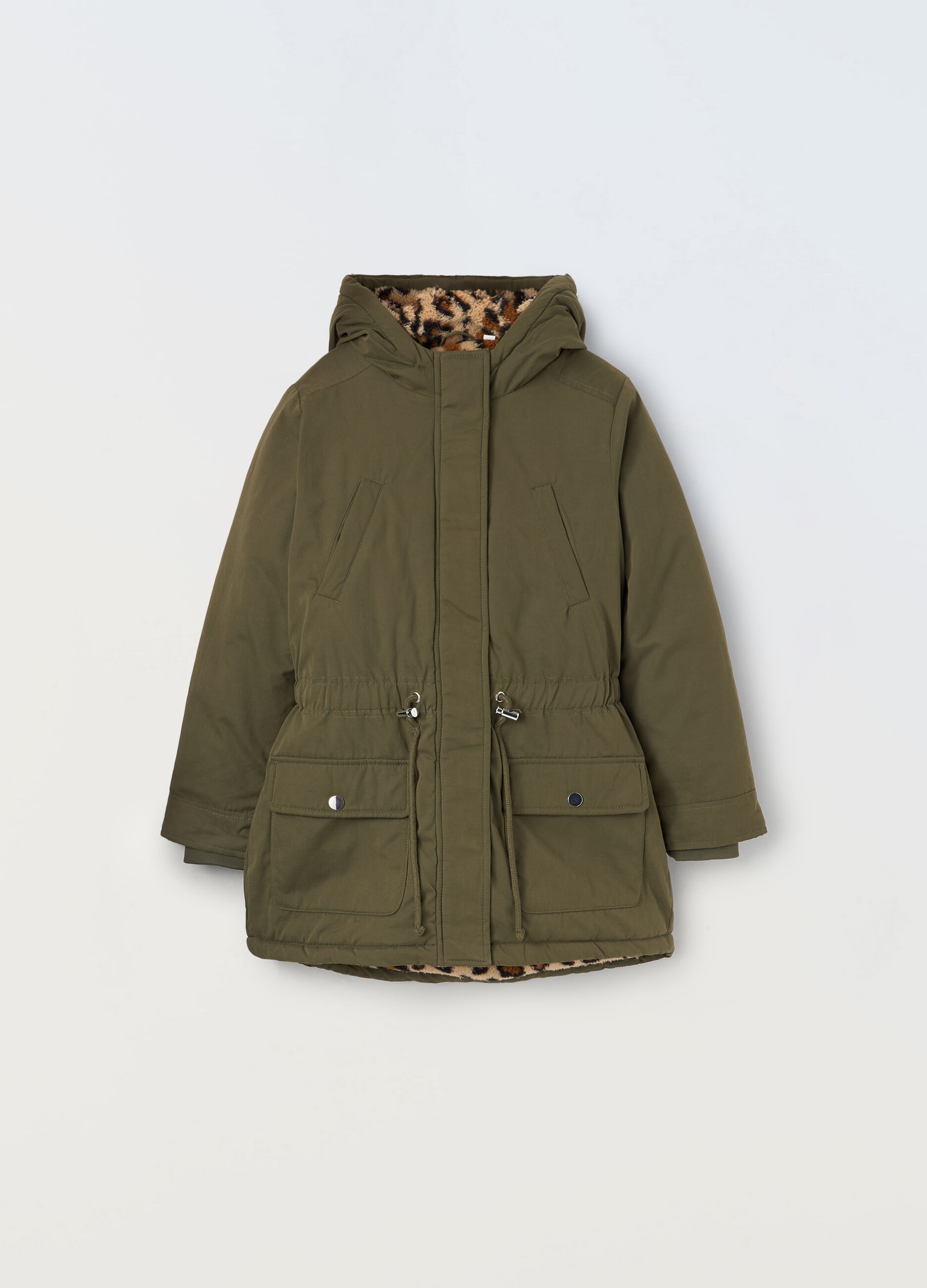 Parka con cappuccio ragazza_0