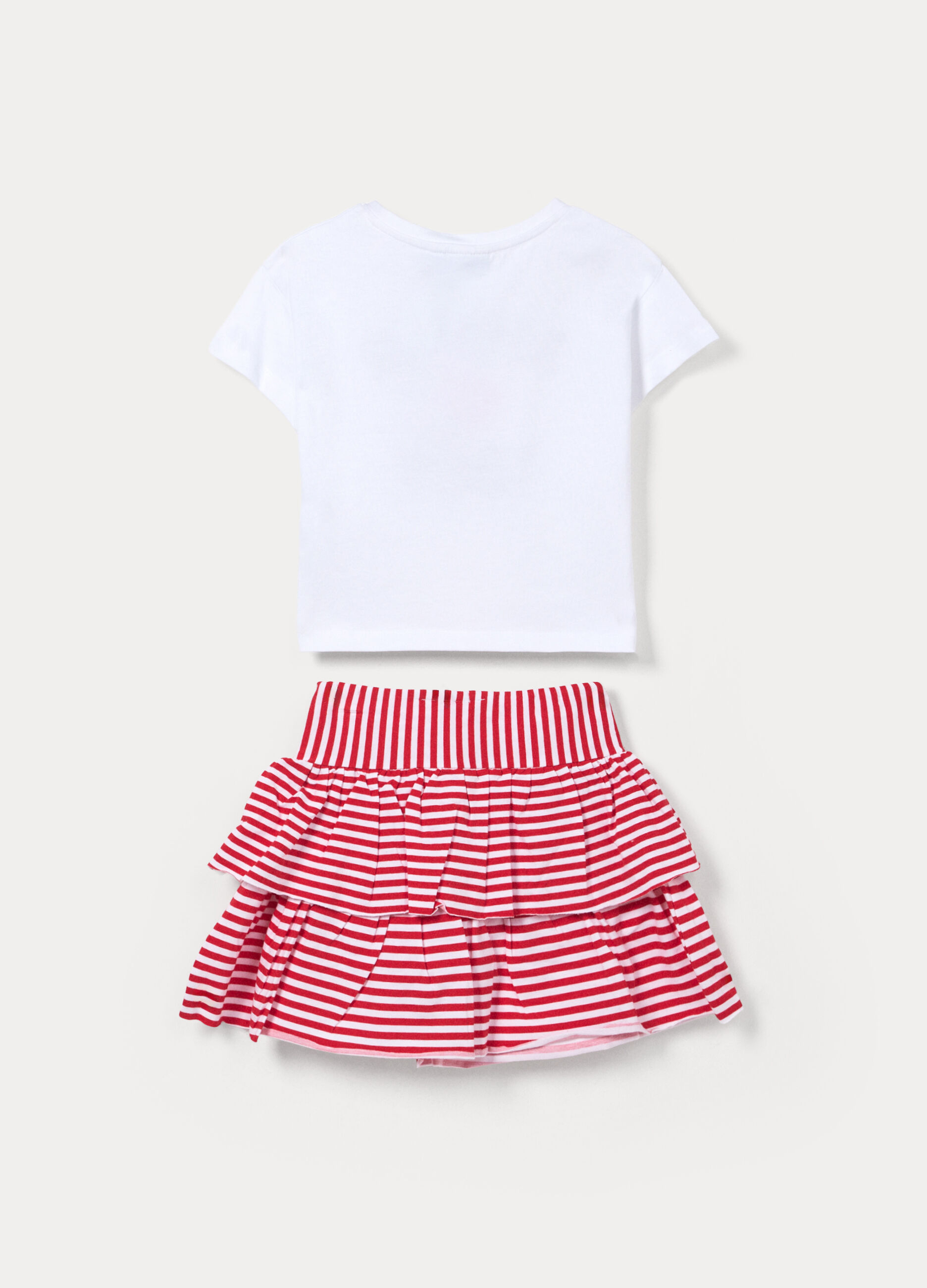 Jogging set in jersey di puro cotone bambina_1