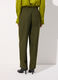 Pantalone carrot in misto lana spinata donna_2