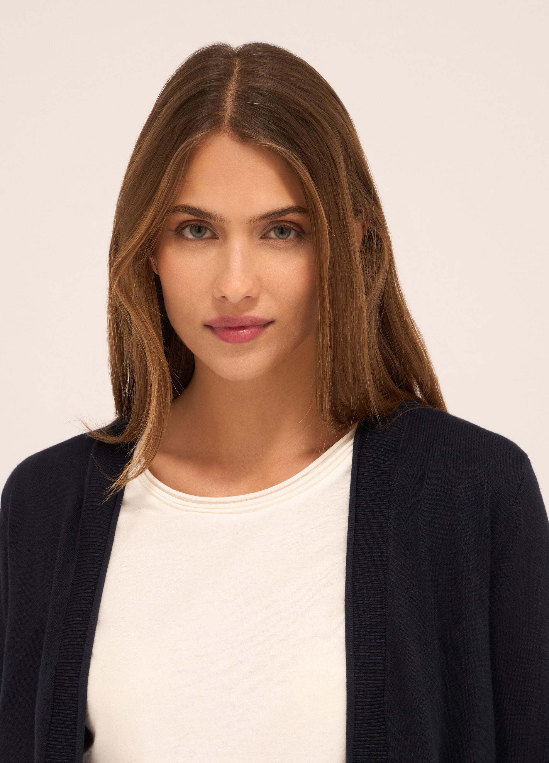 Cardigan misto viscosa donna_2