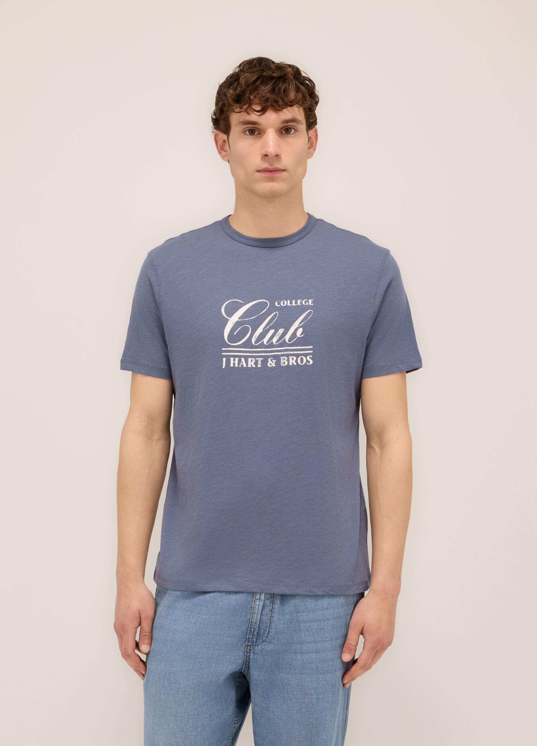 T-shirti girocollo stampa logo_0