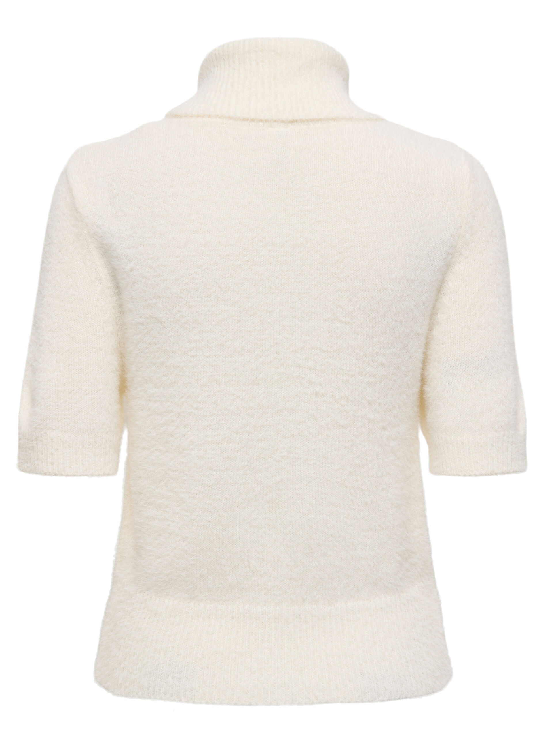 Tricot fluffy a maniche corte donna_6