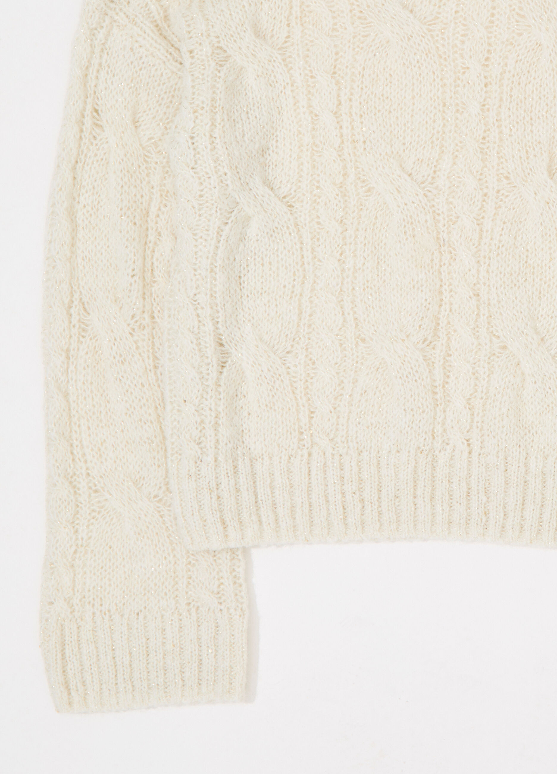 Dolcevita in misto lana e filo lurex donna_6