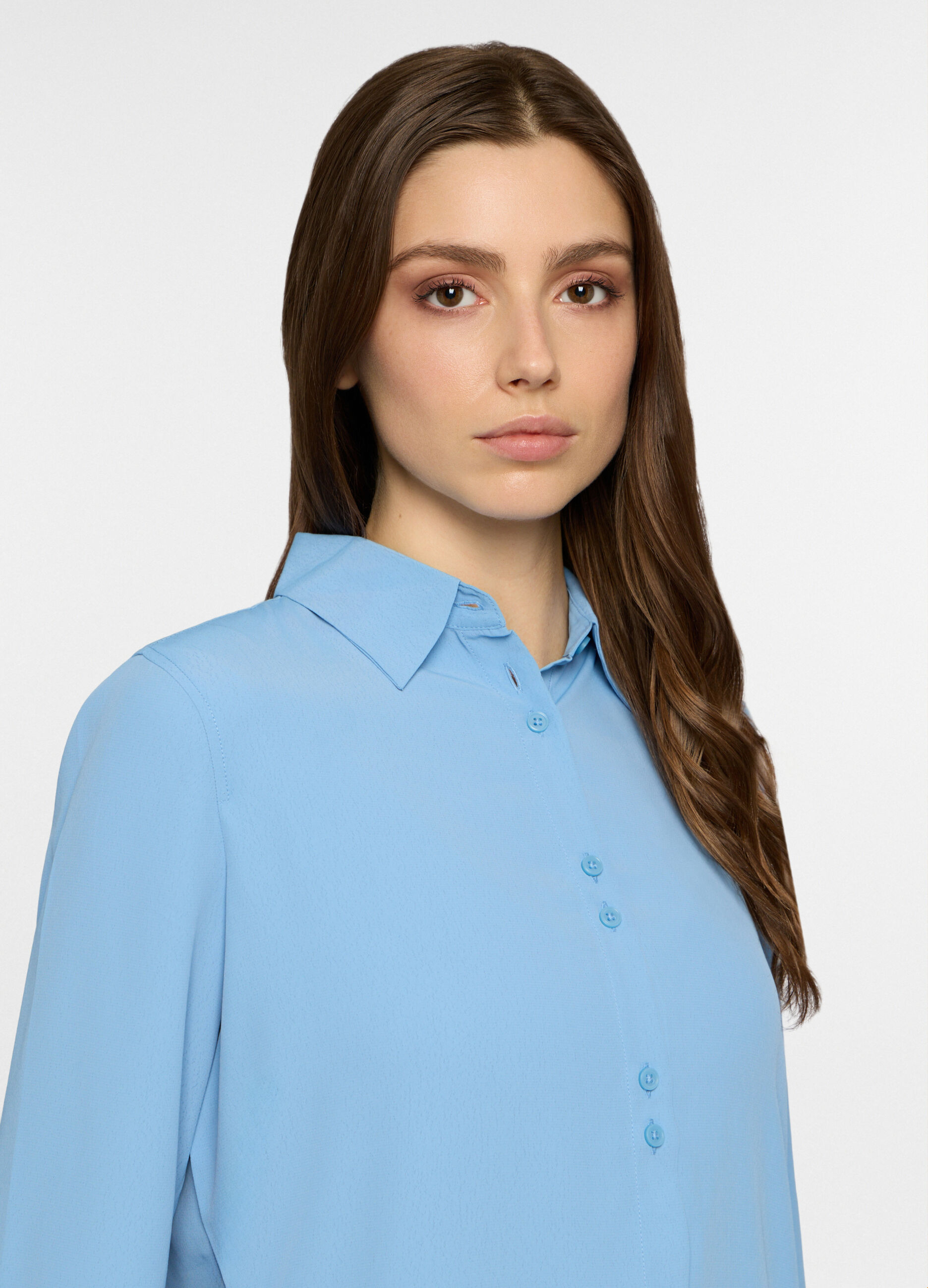 Camicia regular fit con colletto alla francese donna_2