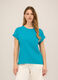 T-shirt in jersey di cotone slub donna_0