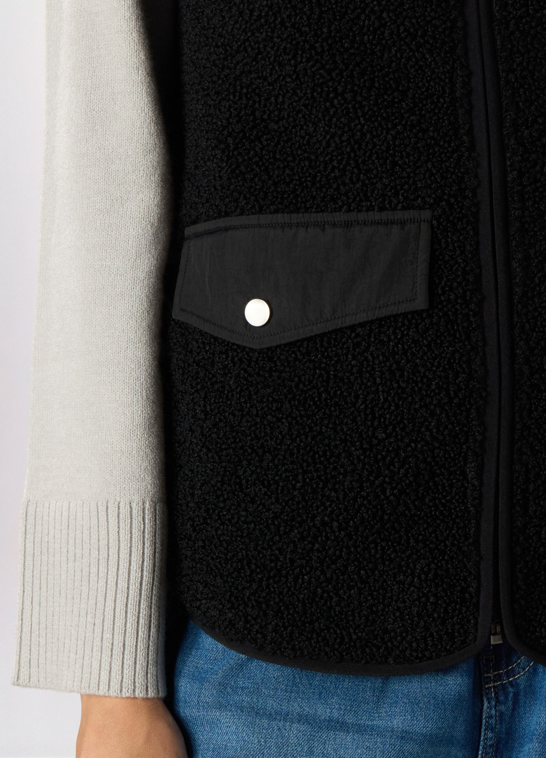 Gilet in sherpa donna_2