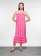Abito lungo Fitted in puro cotone donna_0