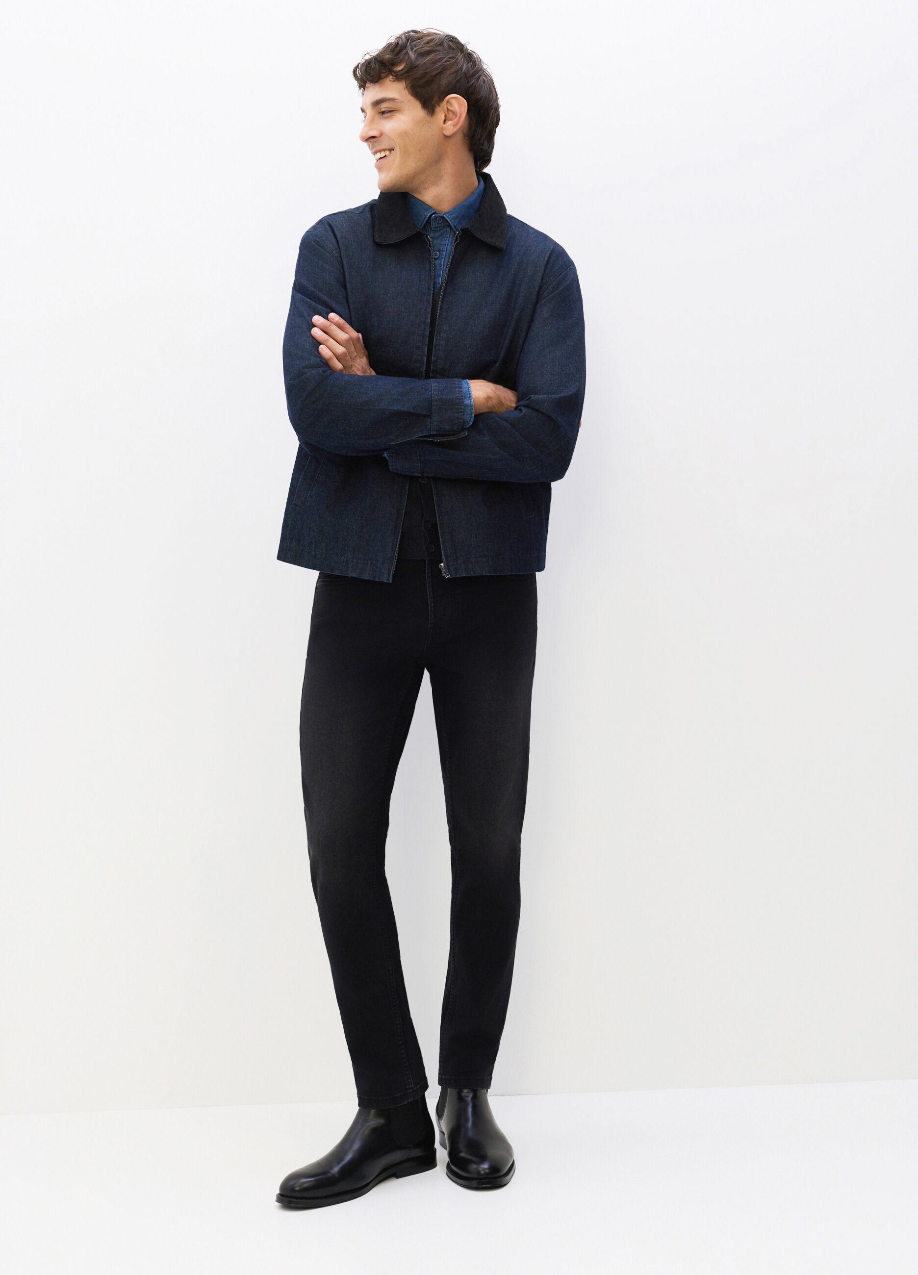 Jeans skinny fit in denim stretch uomo_4